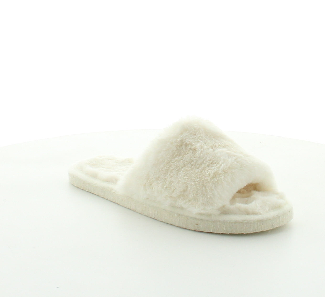 Claquettes femme fourrure ivoire IVOIRE