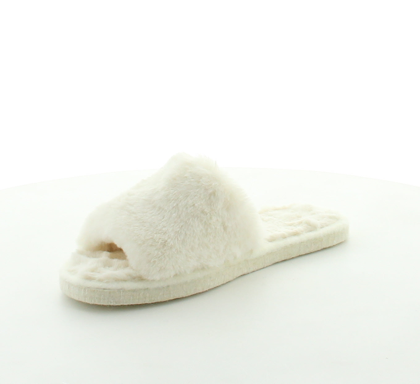 Claquettes femme fourrure ivoire IVOIRE