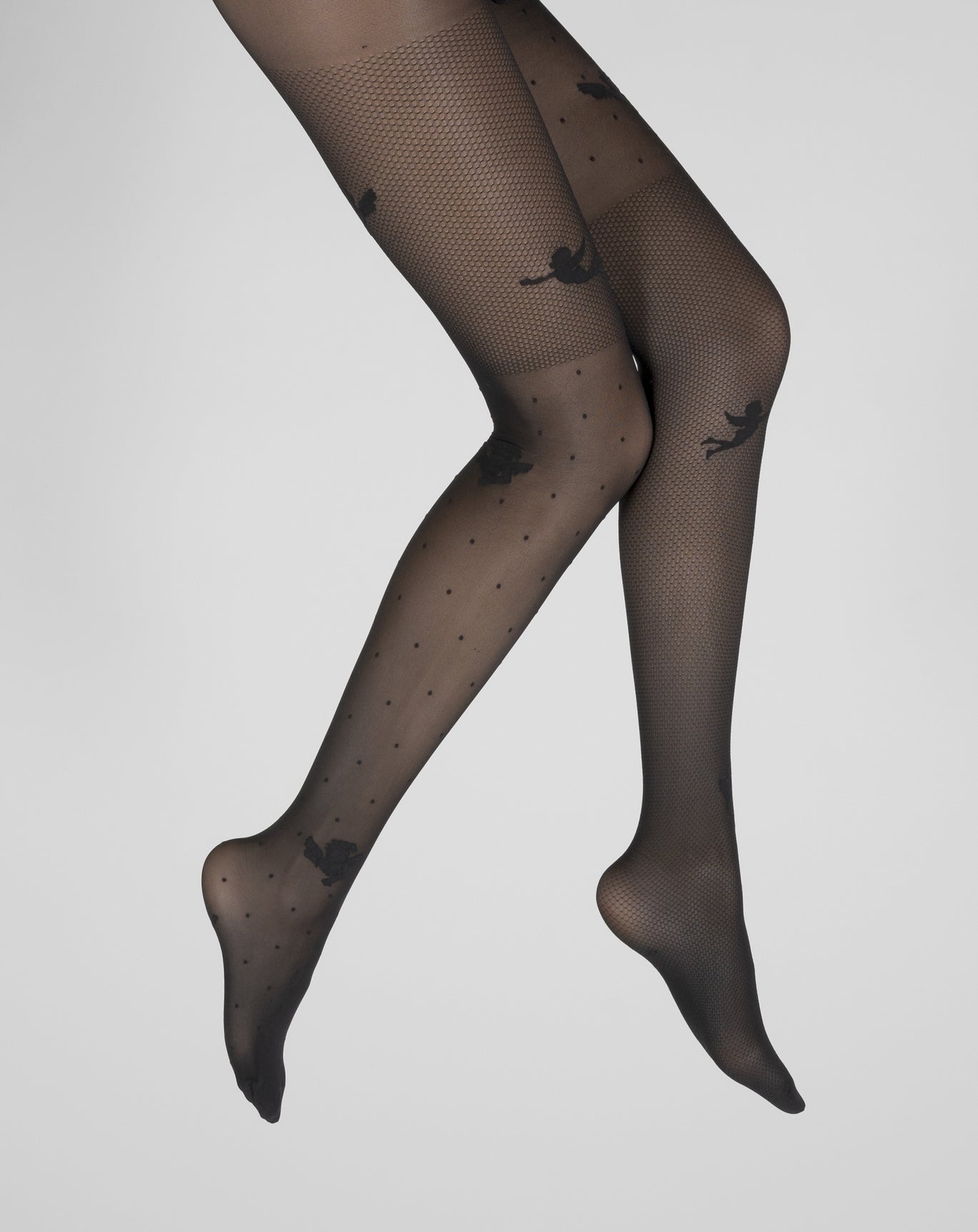 Collants 30D noir Ange noir NOIR