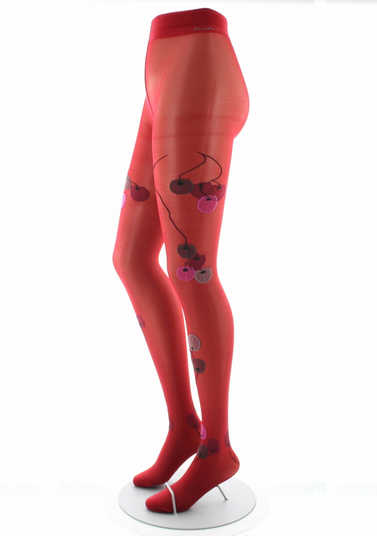 Collants femme 30D rouge monnaie du pape rose ROUGE/ROSE