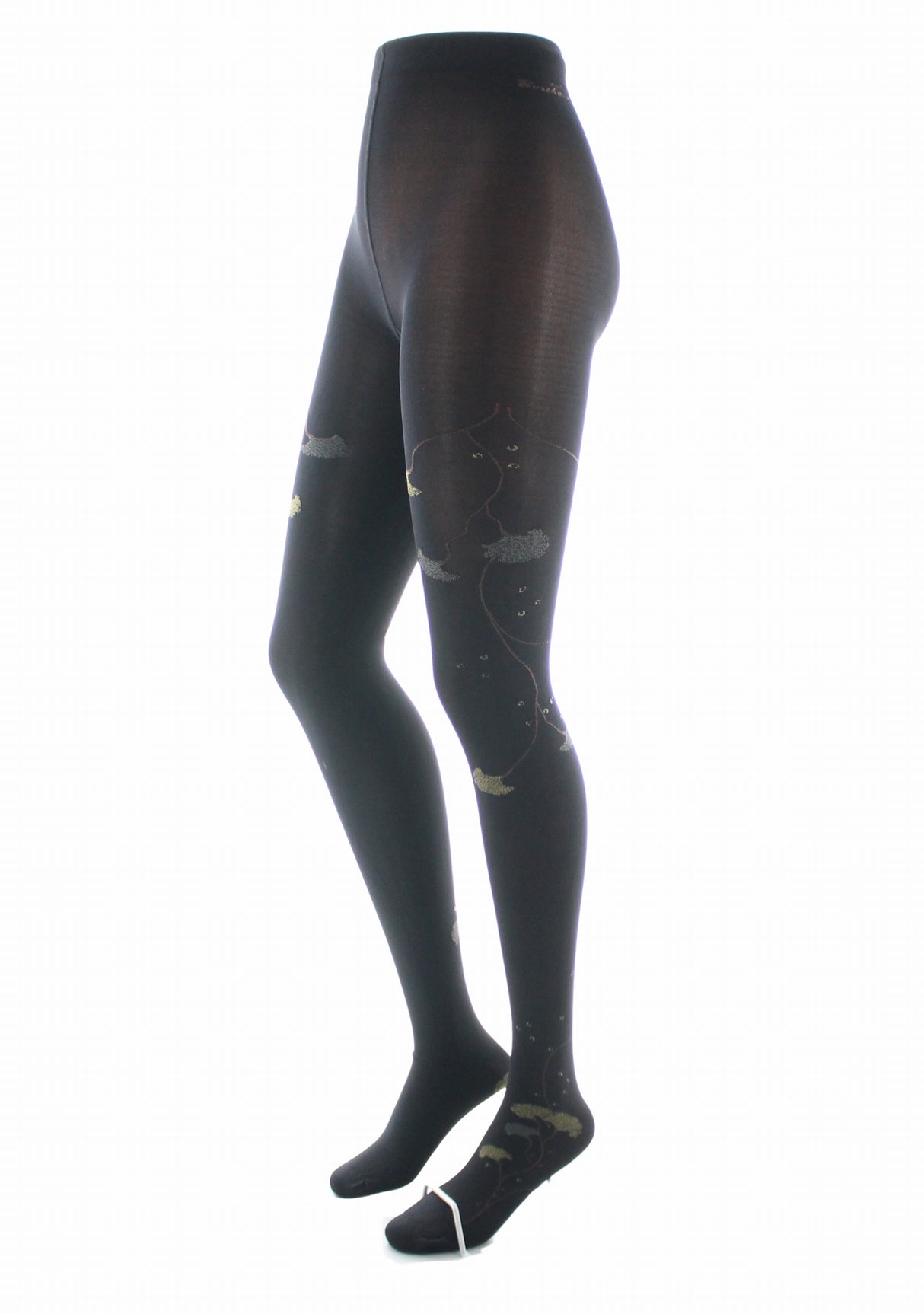 Collants femme 40 deniers Berthe Albizia Noir/Kaki/Gris NOIR