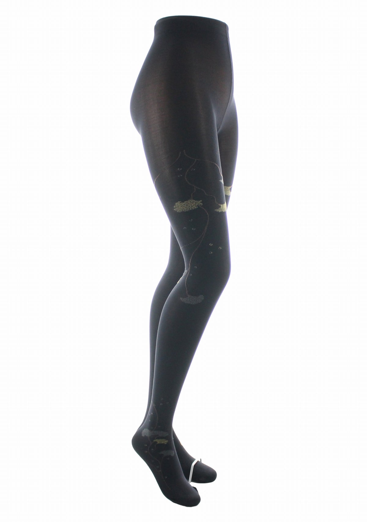 Collants femme 40 deniers Berthe Albizia Noir/Kaki/Gris NOIR
