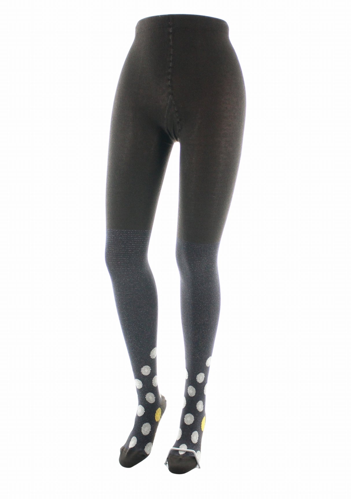 Collants femme coton Berthe Fleurs Graphiques MOKA