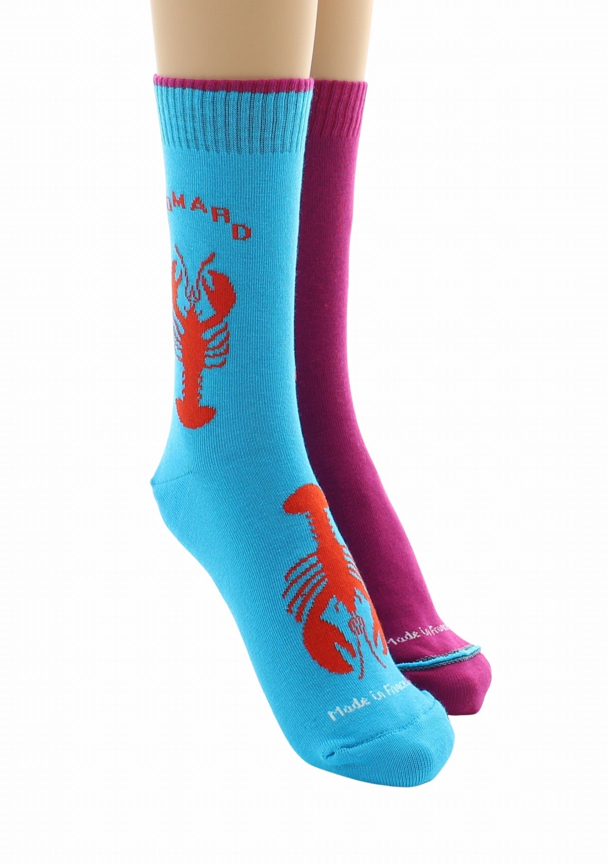 Doubles chaussettes réversibles Homard Bleu électrique Intérieur Ciclamino BLU ELEC-CICLAMINO