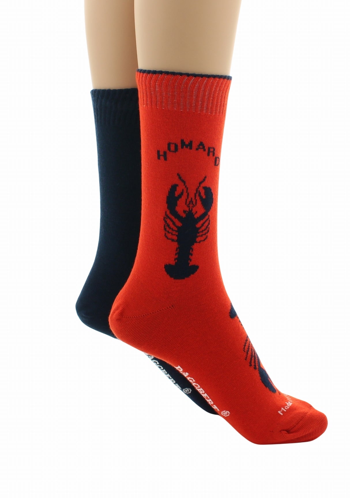 Doubles chaussettes réversibles Homard Minium Intérieur Marine MINIUM-MARINE