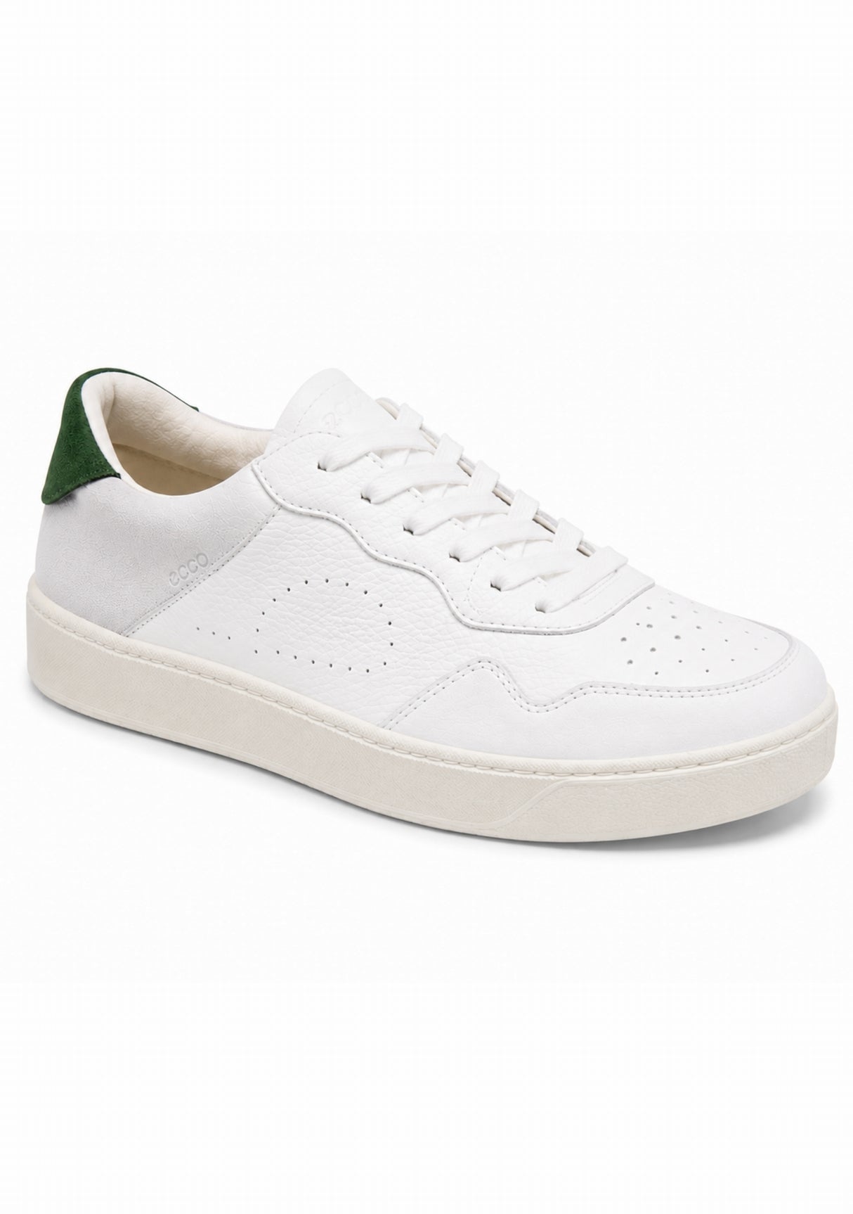 Ector 240 Cuir Blanc/Vert - Sneakers Made in France BLANC VERT
