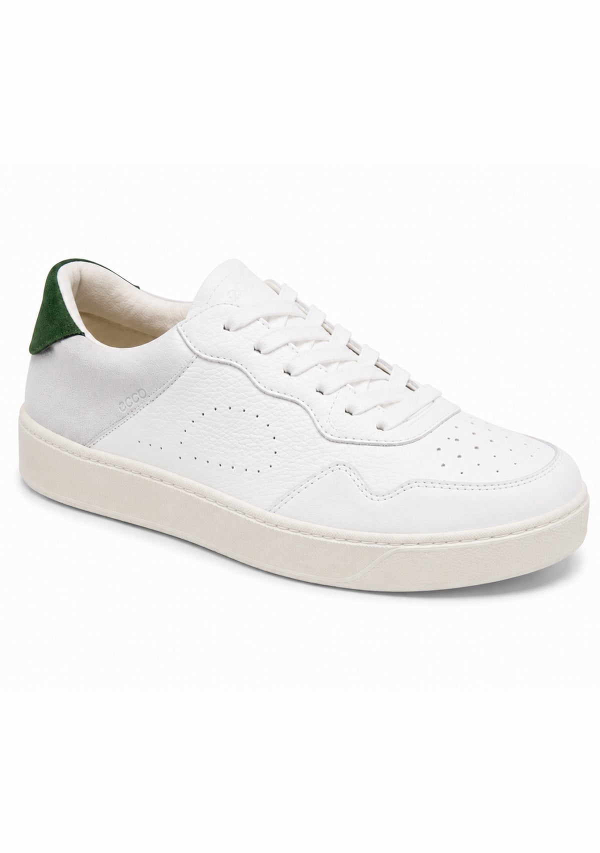 Ector 240 Cuir Blanc/Vert - Sneakers Made in France BLANC VERT