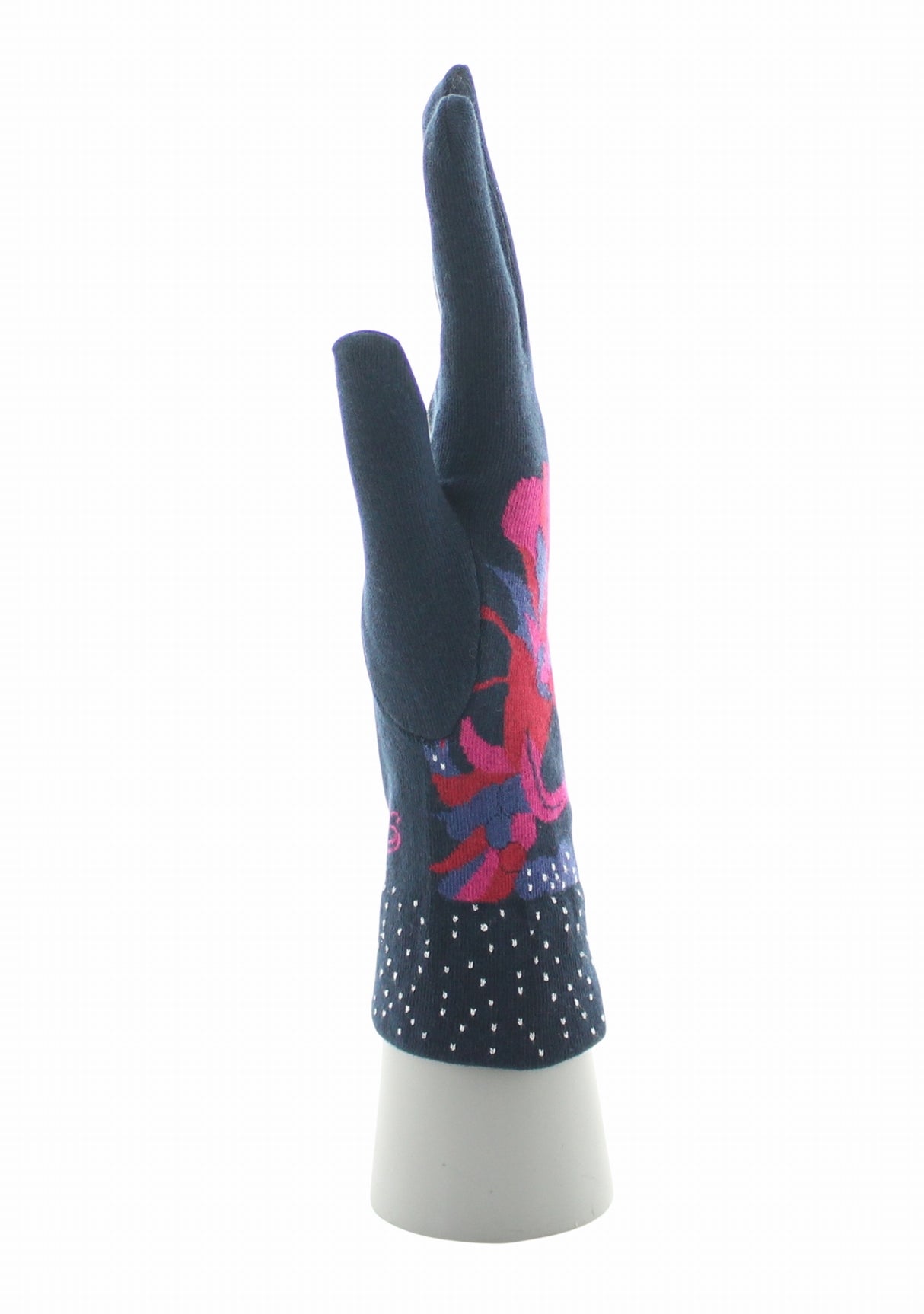 Gants femme coton Berthe Le Paon MARINE