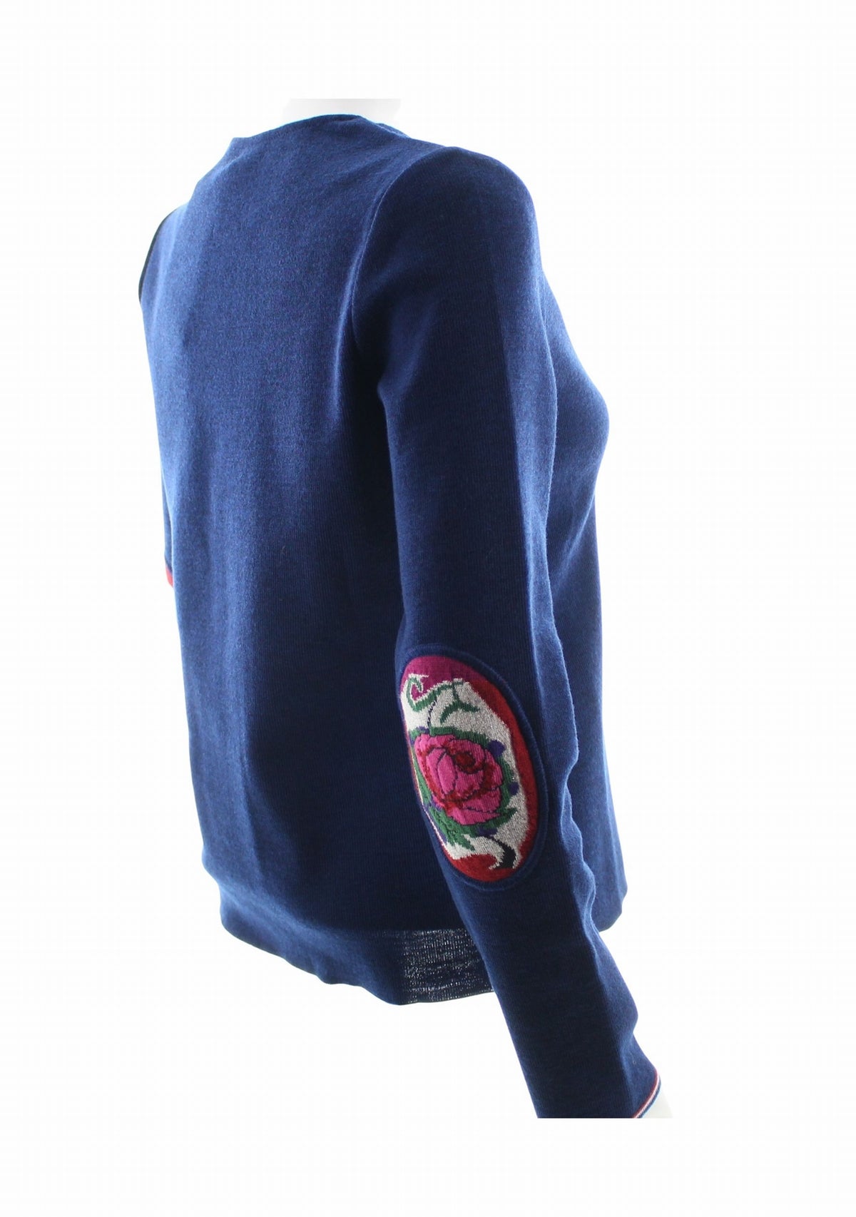 Gilet femme Berthe Bleu royal Fleurs de Rose BLEU ROYAL