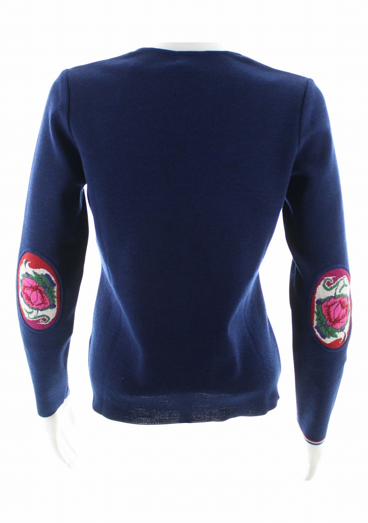 Gilet femme Berthe Bleu royal Fleurs de Rose BLEU ROYAL