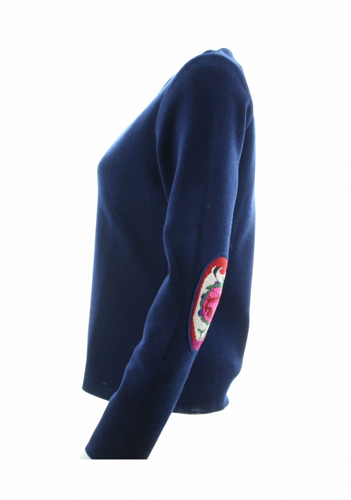 Gilet femme Berthe Bleu royal Fleurs de Rose BLEU ROYAL