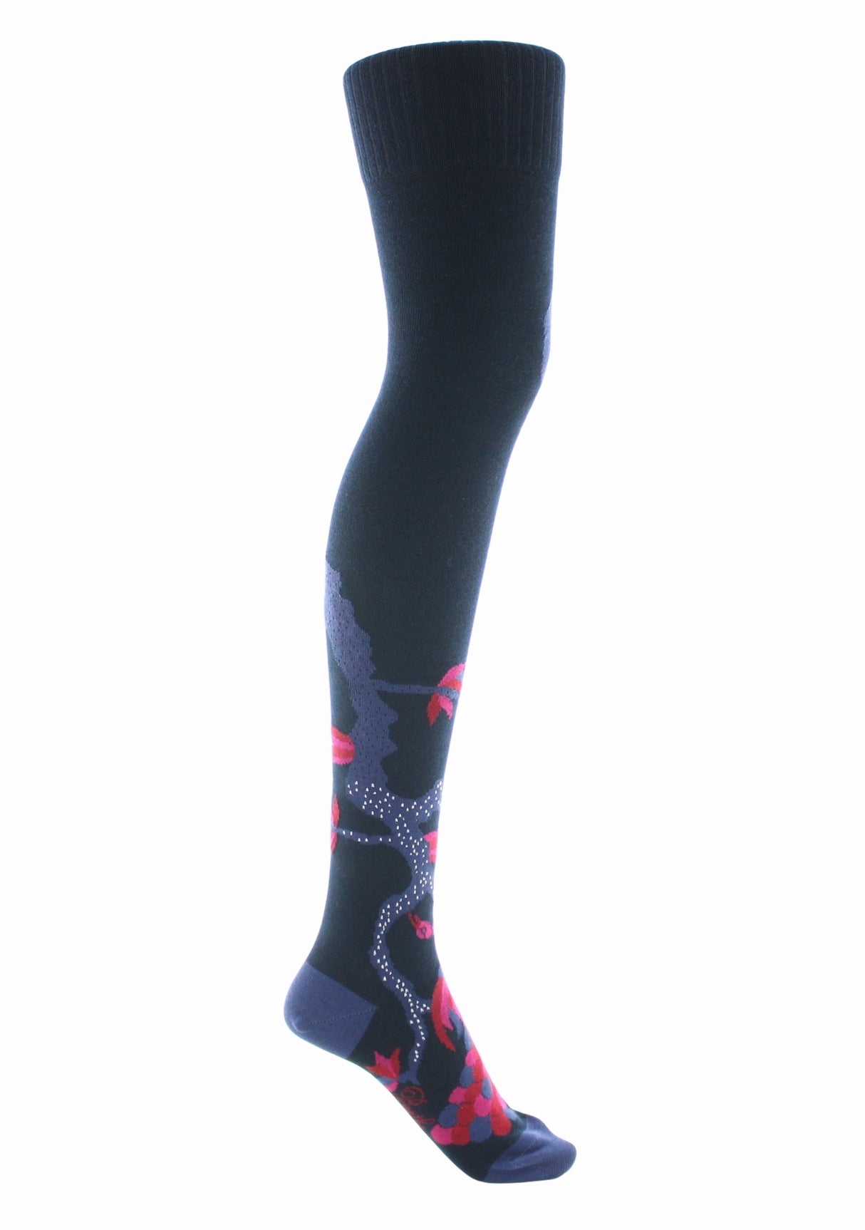 Jambières femme coton Berthe Le Paon MARINE