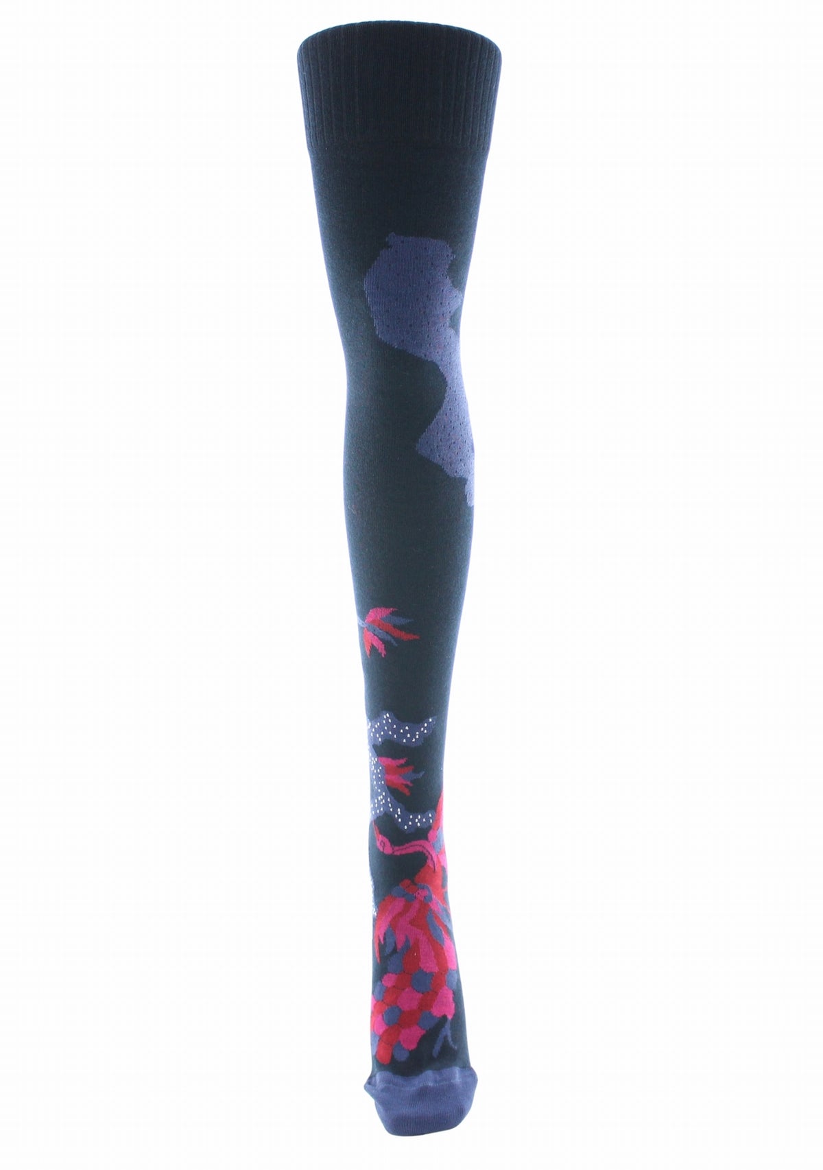 Jambières femme coton Berthe Le Paon MARINE