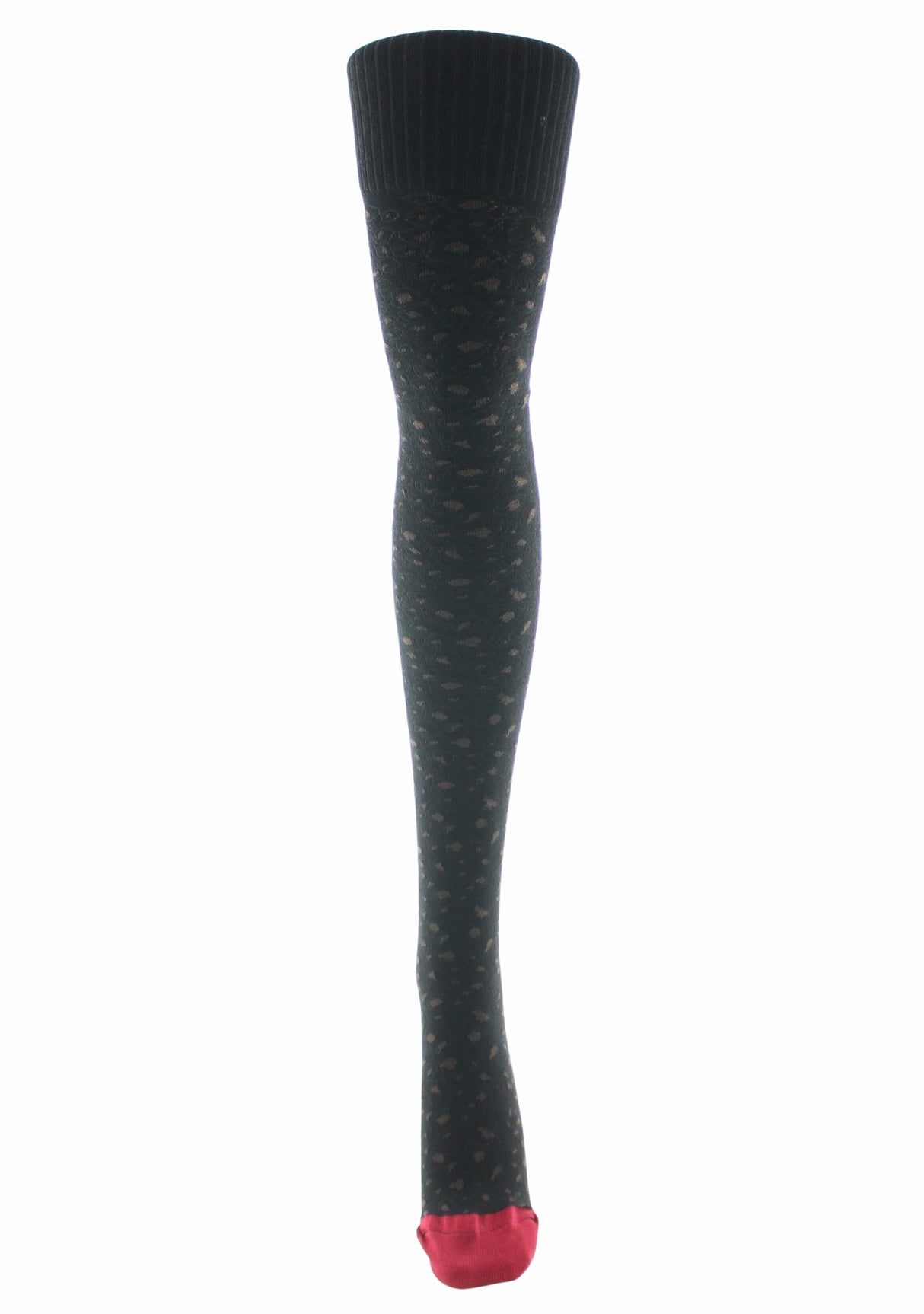 Jambières femme coton Berthe Léopard NOIR