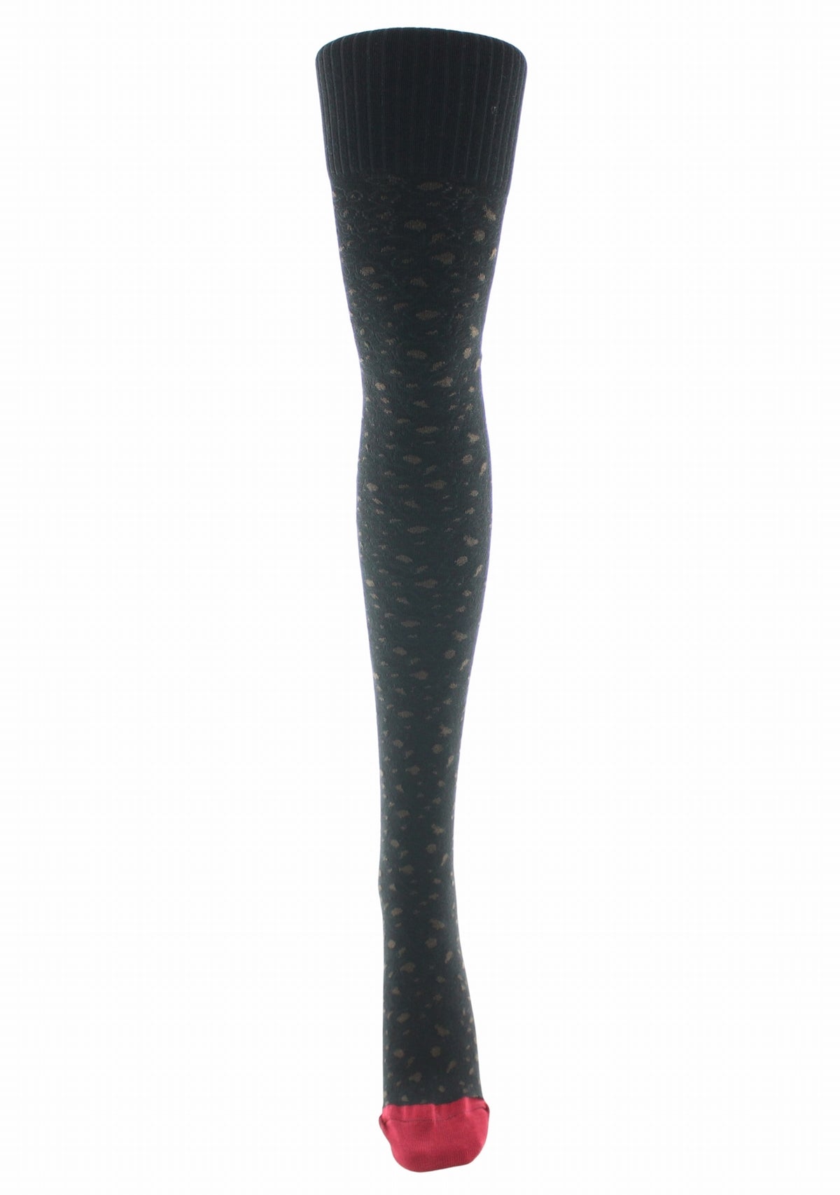 Jambières femme coton Berthe Léopard NOIR