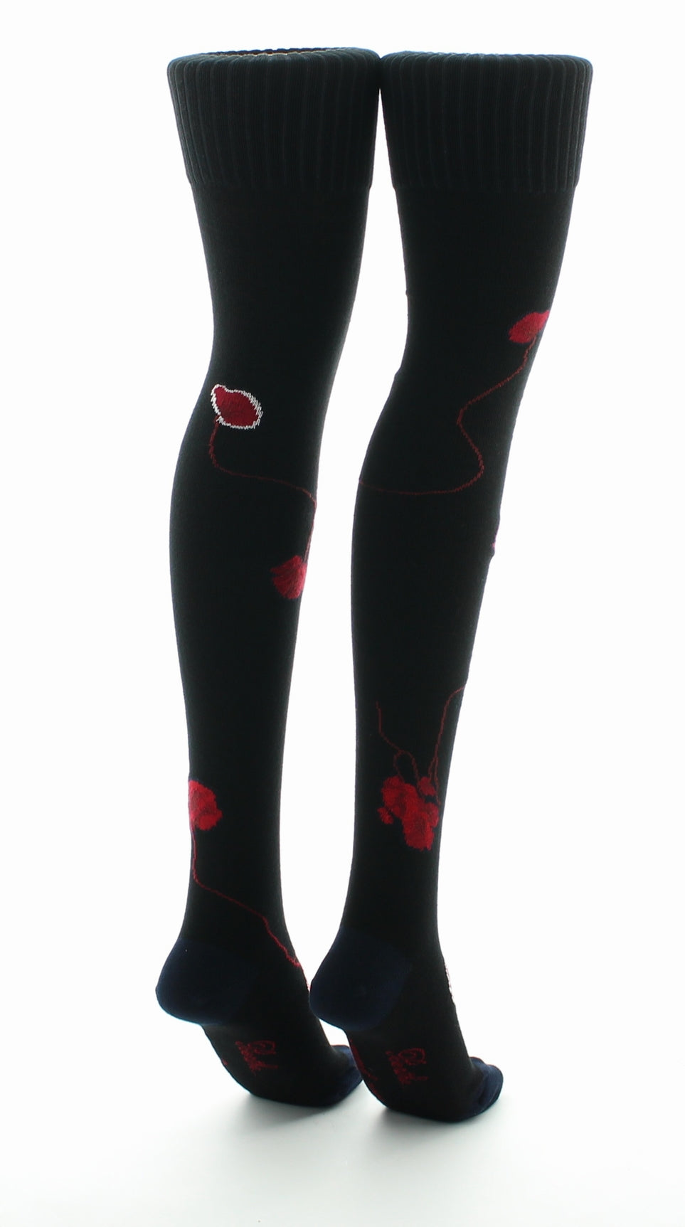 Jambières Pavots NOIR ROUGE