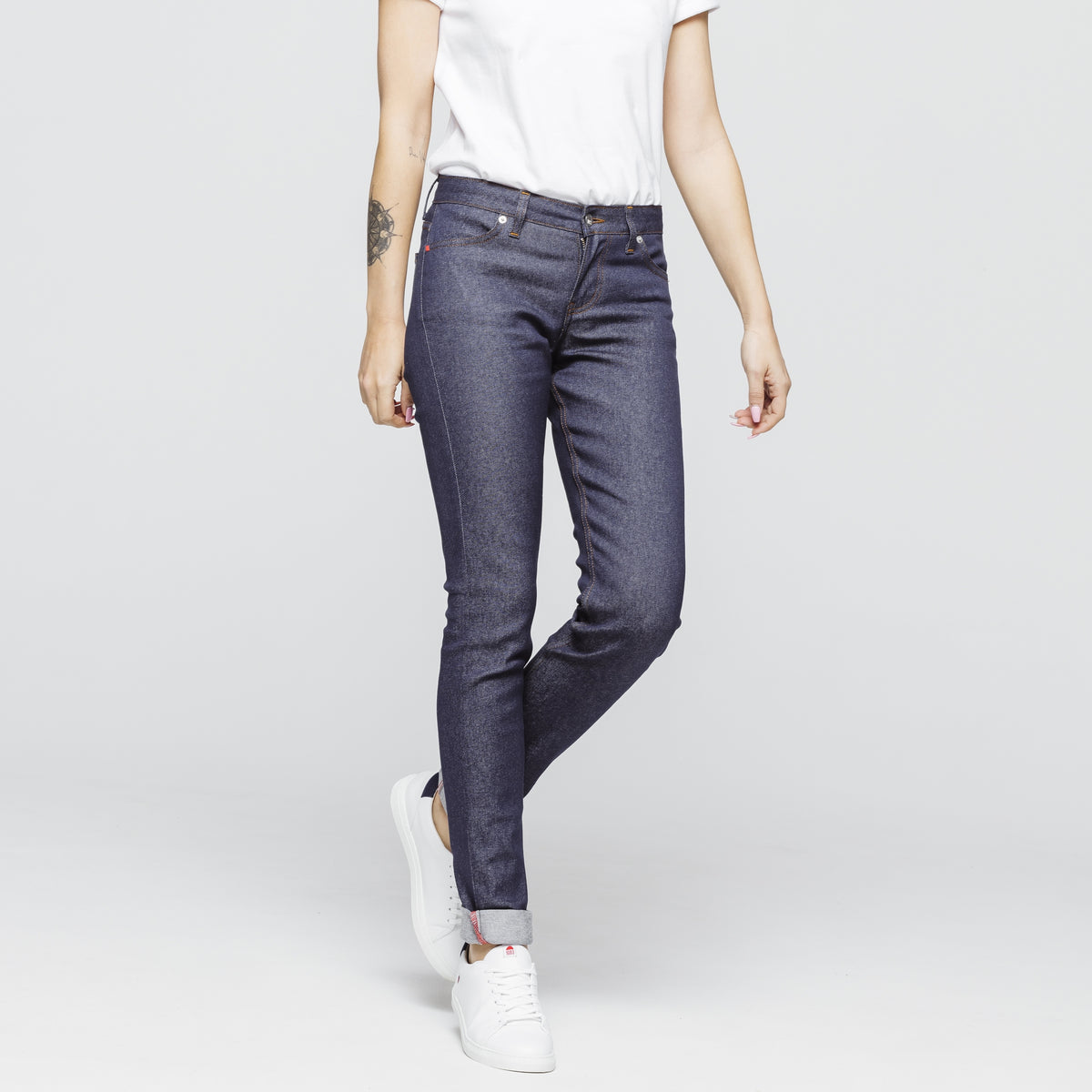 Jean fuselé 204 FiliDenim Flex bleu INDIGO BRUT CARDE