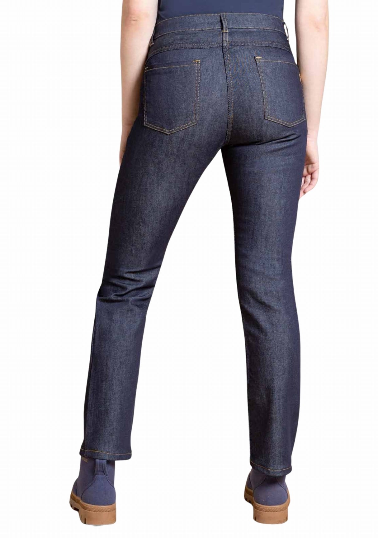 Jeans femme Anaïs bleu Dao – Coupe droite taille standard – Made in France BLEU