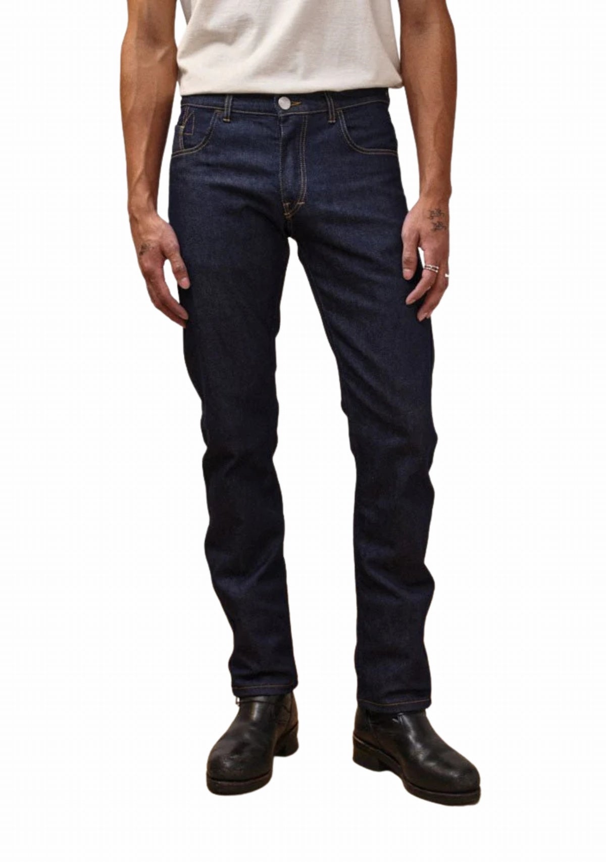 Jeans homme Albert bleu Dao - Coupe droite - Made in France BLEU
