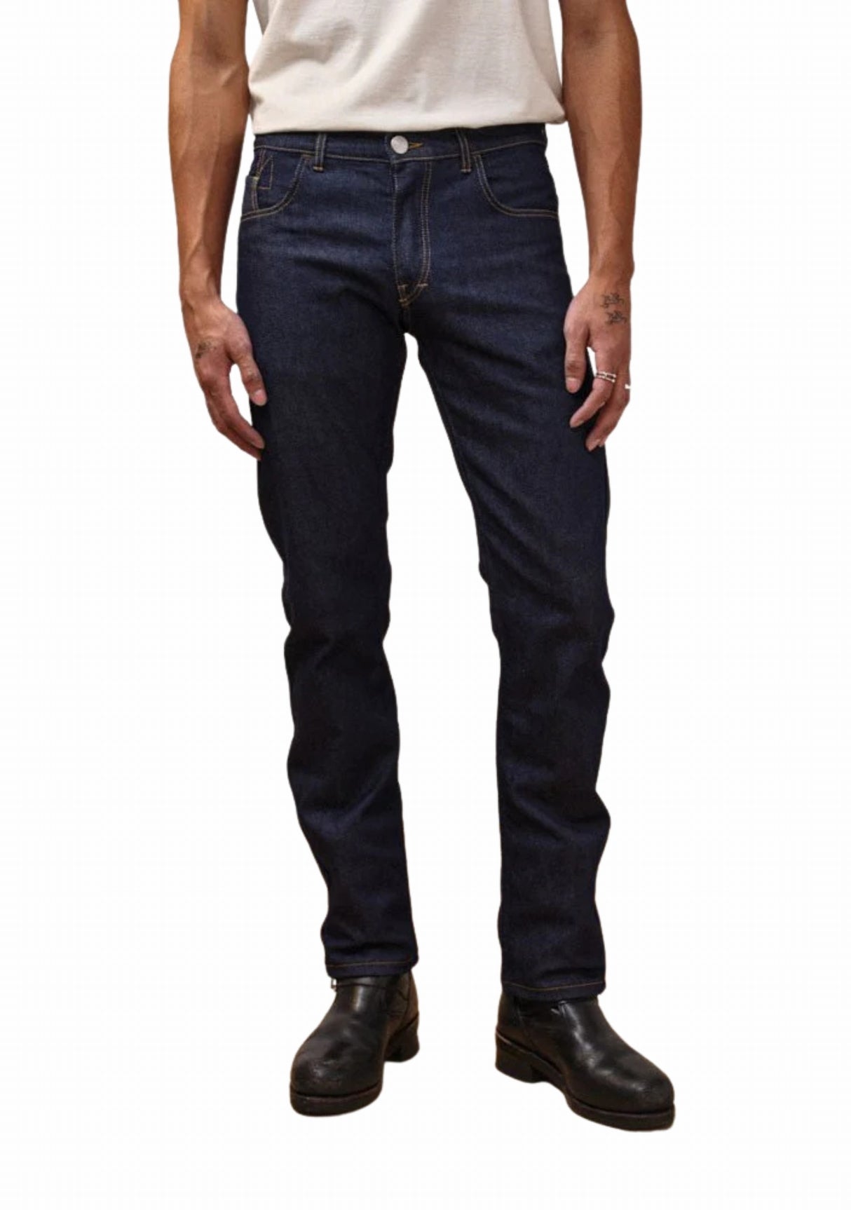 Jeans homme Albert bleu Dao - Coupe droite - Made in France BLEU