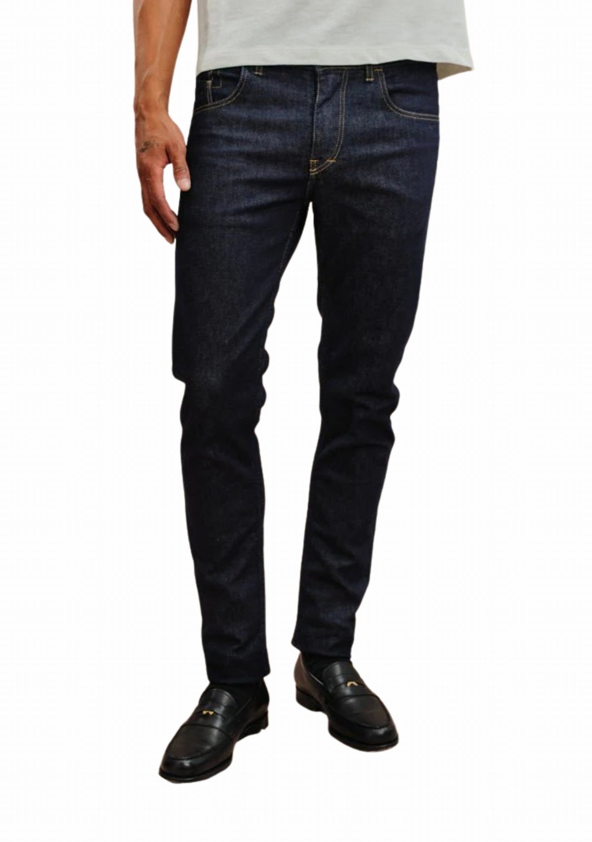 Jeans homme Paul bleu Dao - Coupe demi-slim - Made in France BLEU