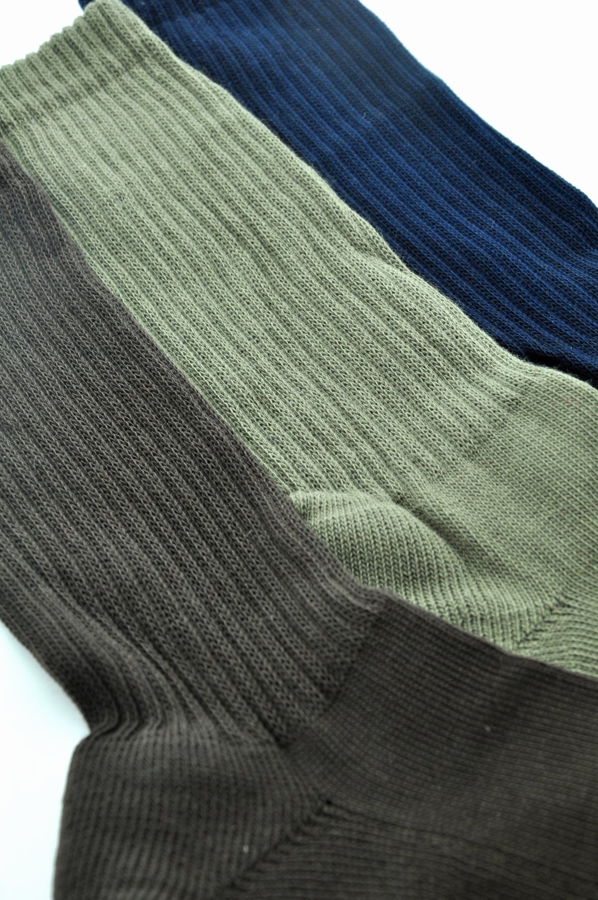 Lot 3 paires de mi-chaussettes homme en coton et semelle bouclette ASSORTI