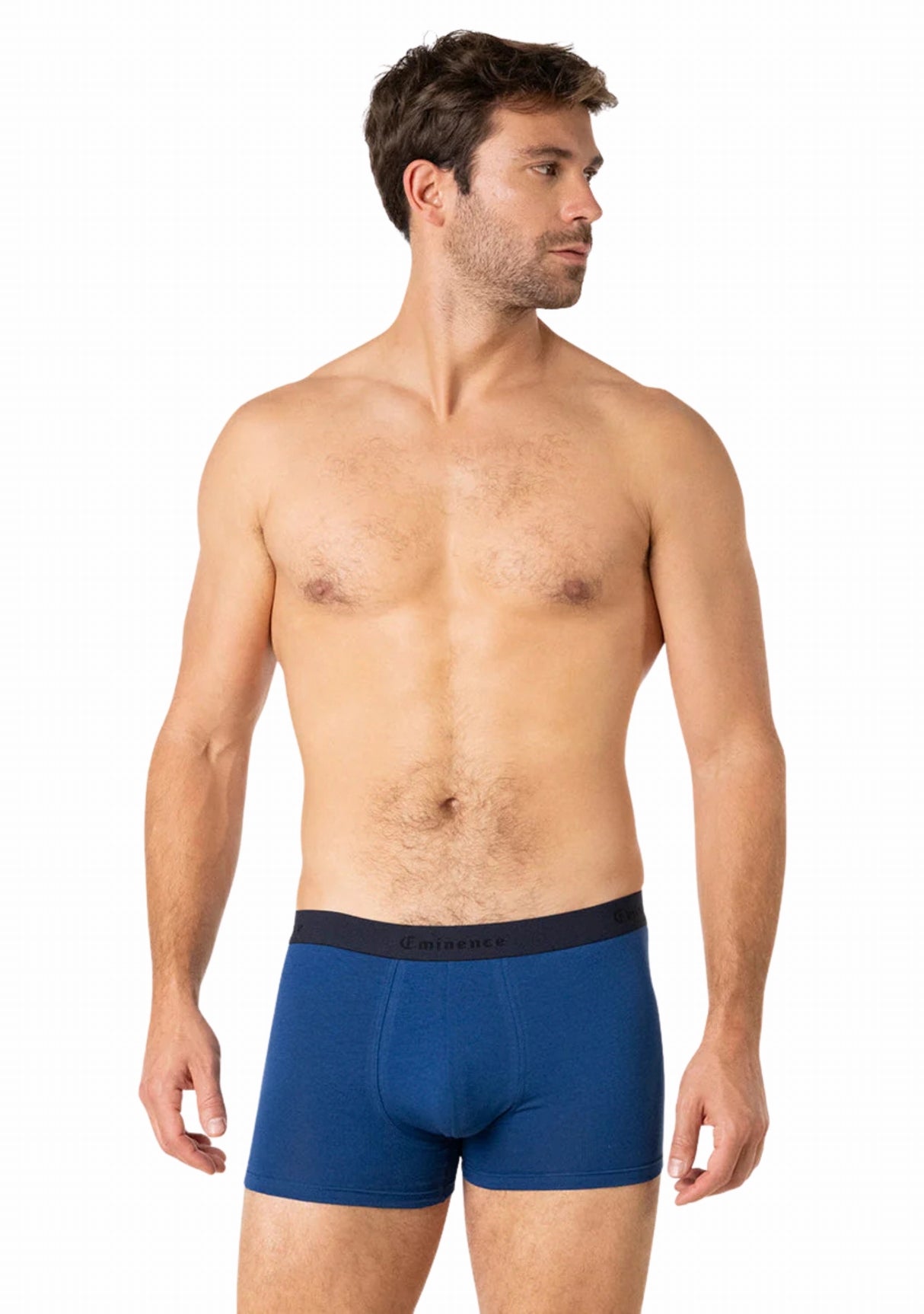 Lot de 2 boxers homme Eminence fabriqués en France - Bleu/Bleu clair BLEU/BLEU CLAIR