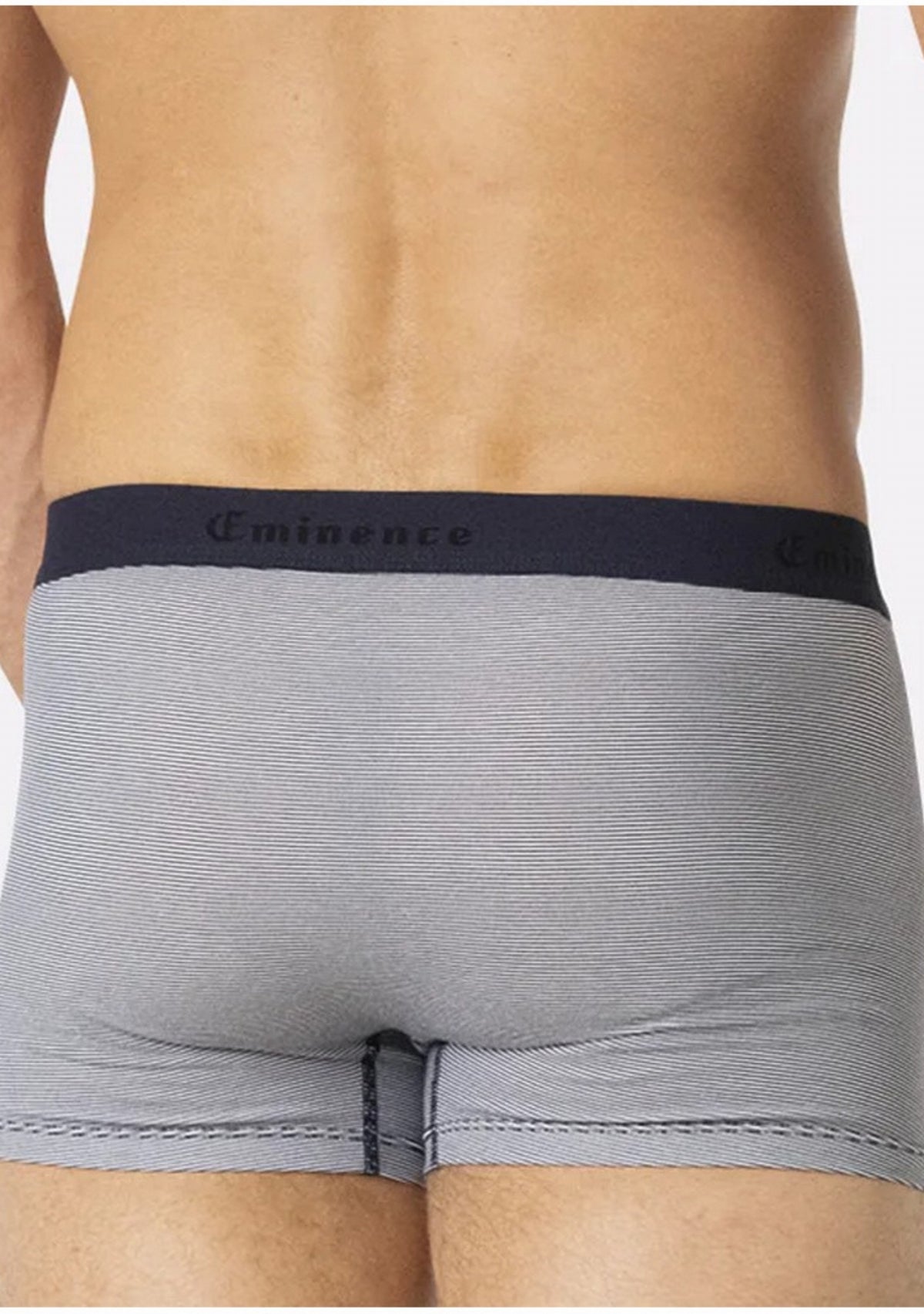 Lot de deux boxers homme en coton marinière et cobalt COBALT/MARINIERE