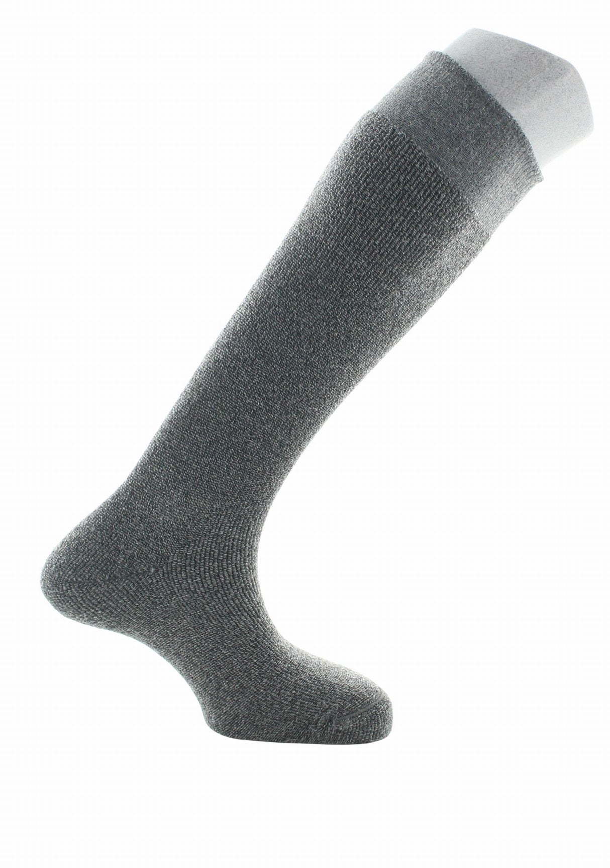Mi-bas laine et bouclette Perrin Gris GRIS