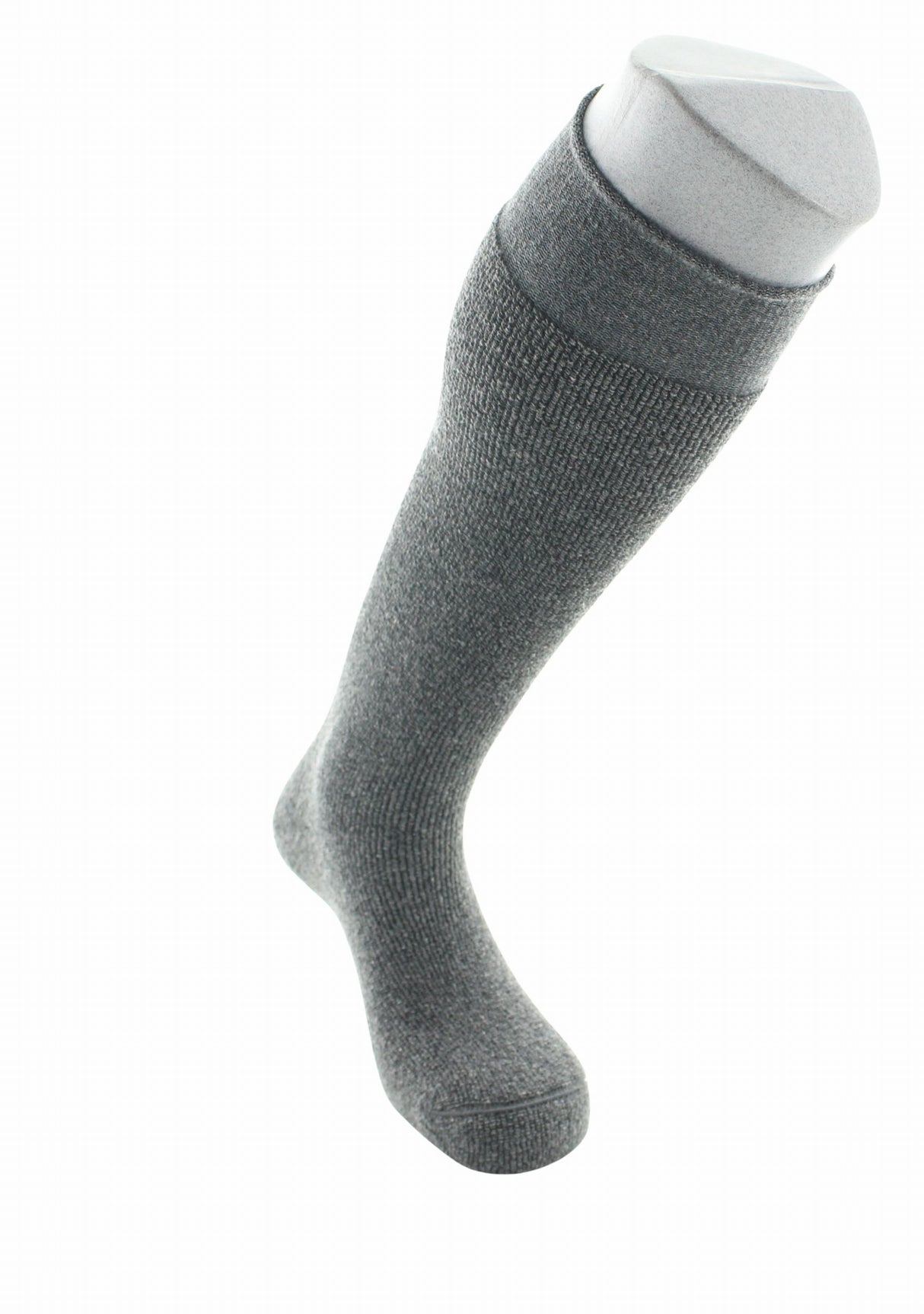 Mi-bas laine et bouclette Perrin Gris GRIS