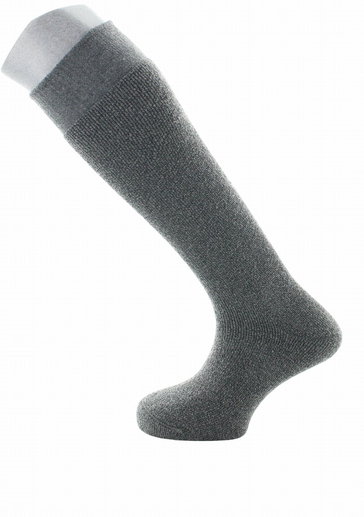 Mi-bas laine et bouclette Perrin Gris GRIS