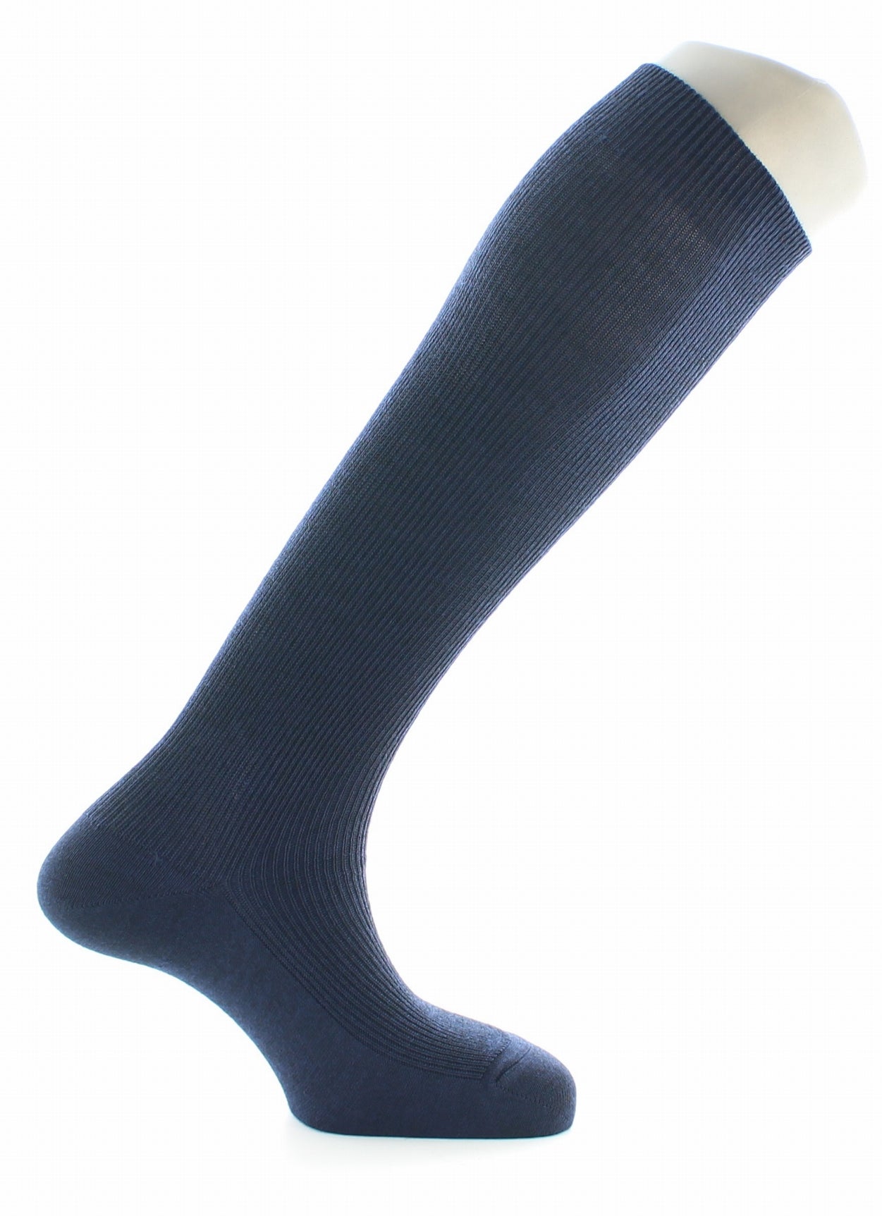 Mi-bas mixte en laine et meraklon ANTHRACITE