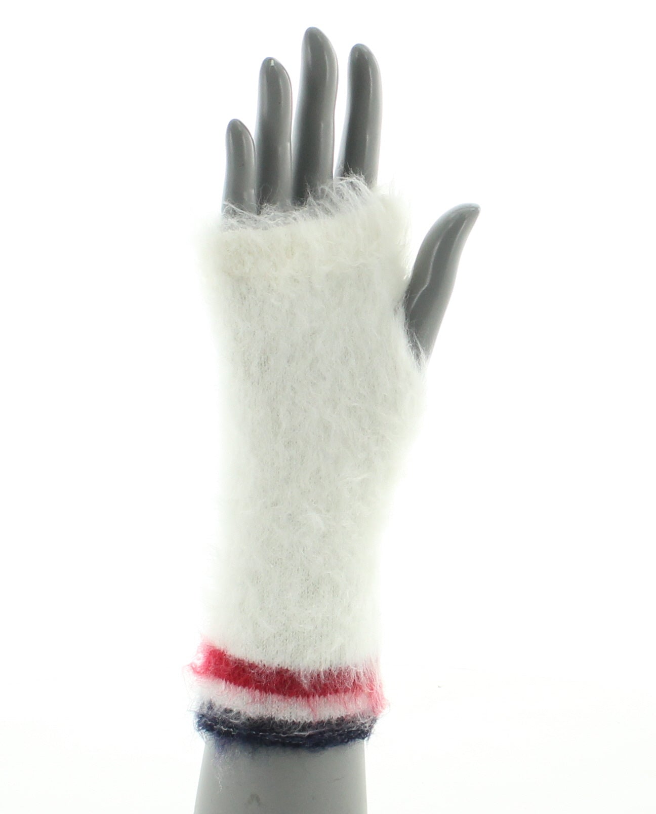 Mitaines femme laine grattée écru ECRU