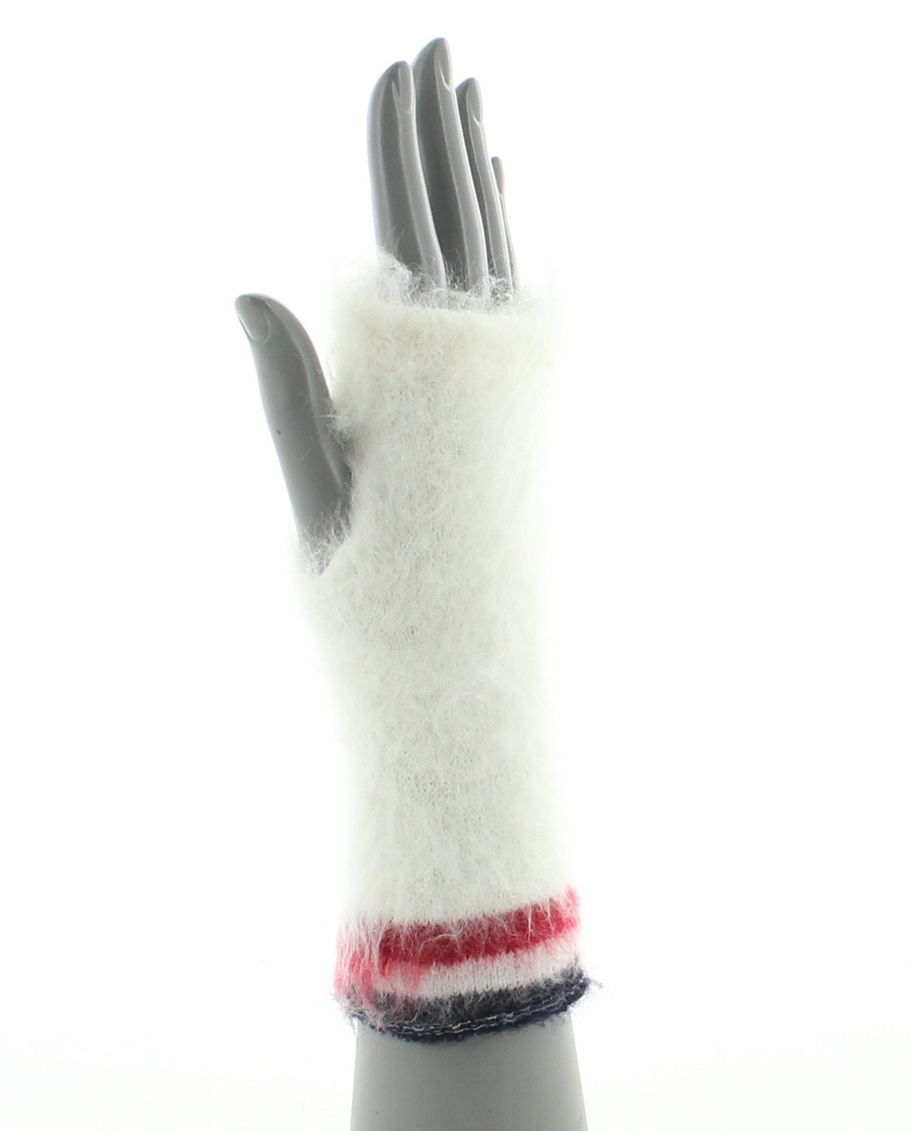 Mitaines femme laine grattée écru ECRU