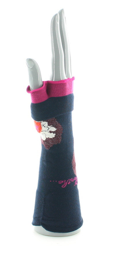 Mitaines Pétales et Pistils BLEU MARINE