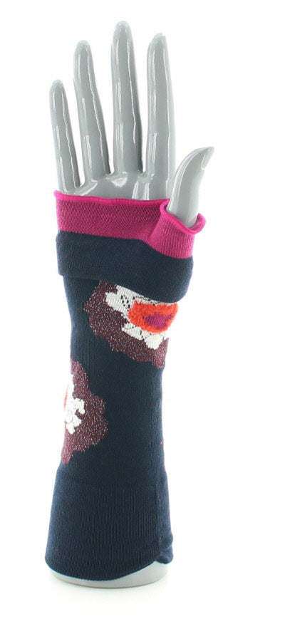 Mitaines Pétales et Pistils BLEU MARINE