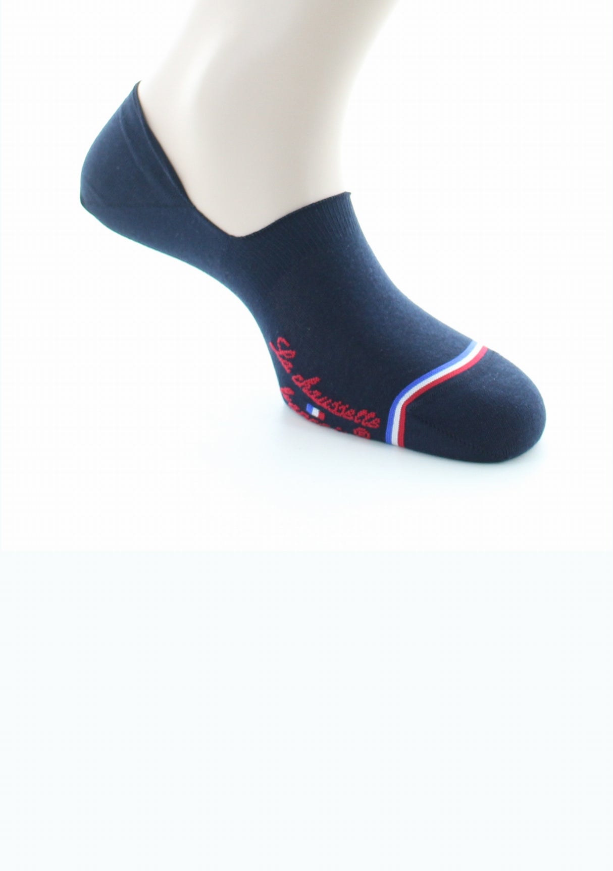 Protège-pied mixte coton Grenelle Marine BLEU MARINE