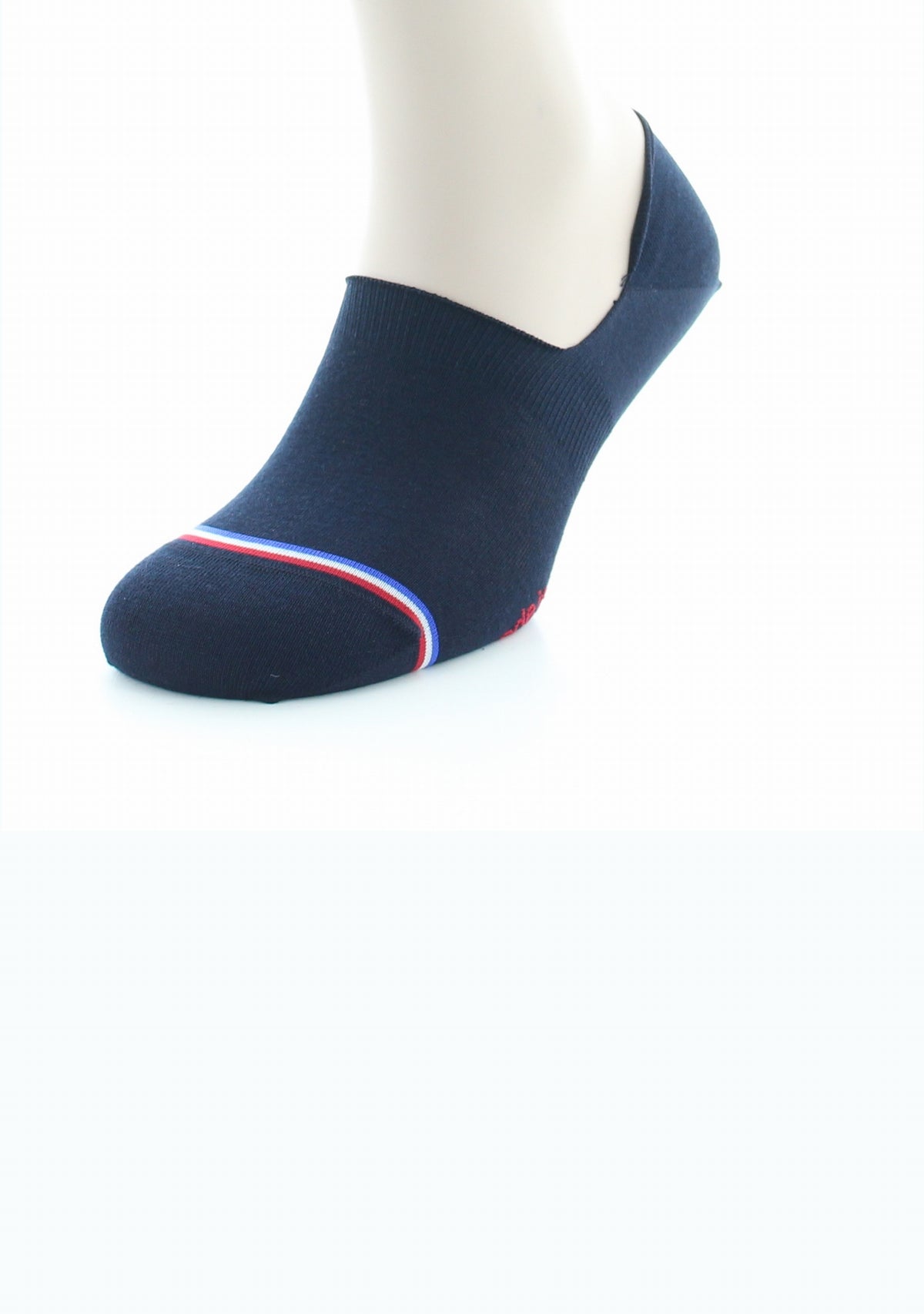 Protège-pied mixte coton Grenelle Marine BLEU MARINE