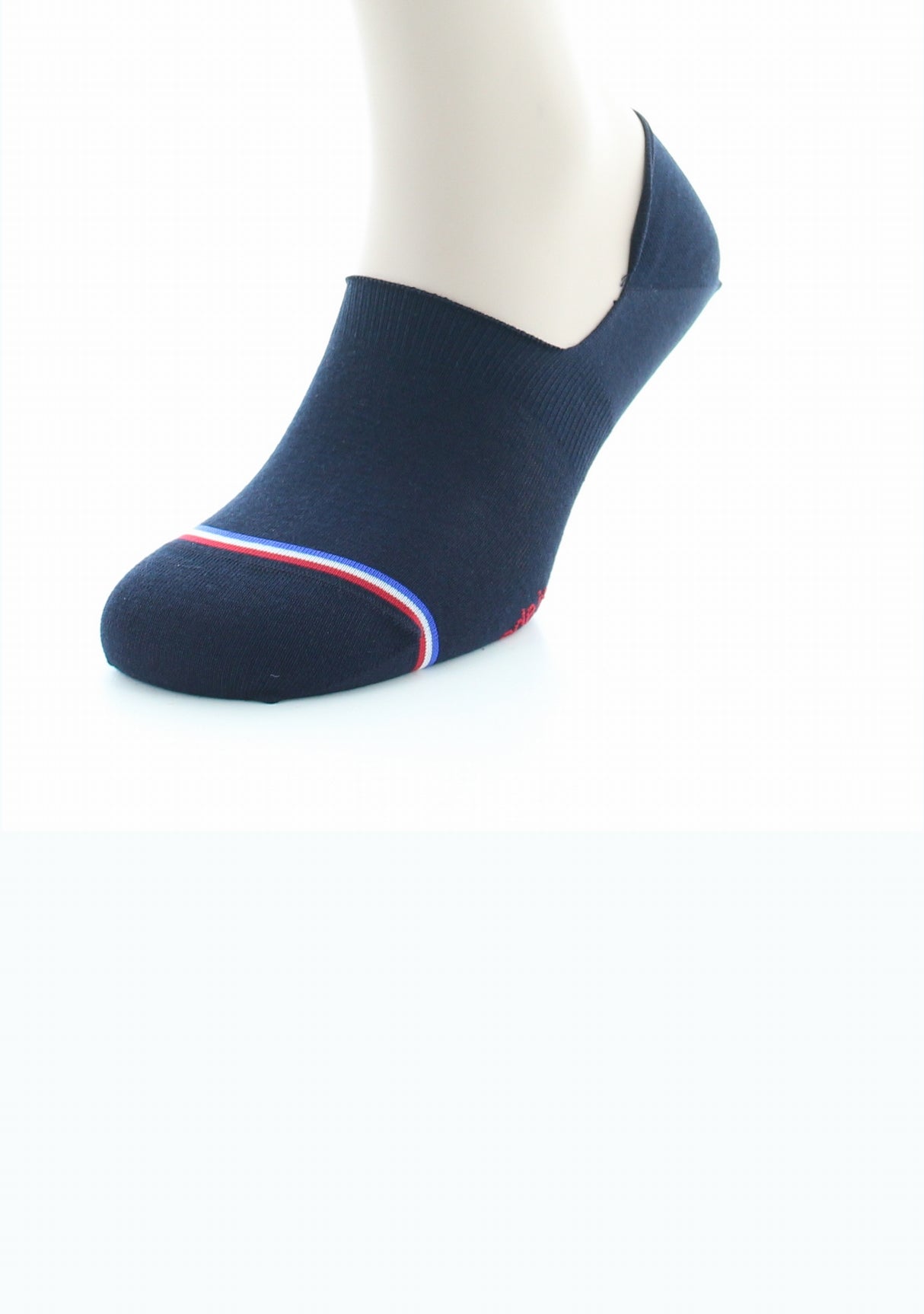 Protège-pied mixte coton Grenelle Marine BLEU MARINE