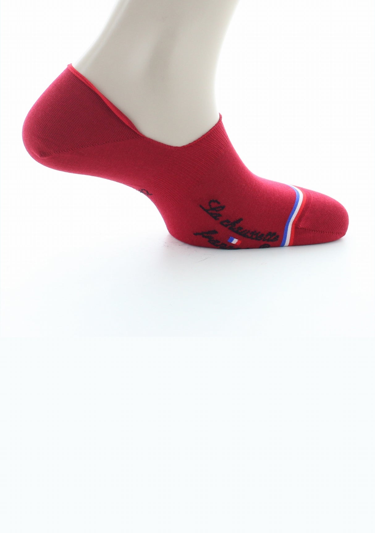 Protège-pied mixte coton Grenelle Rouge ROUGE