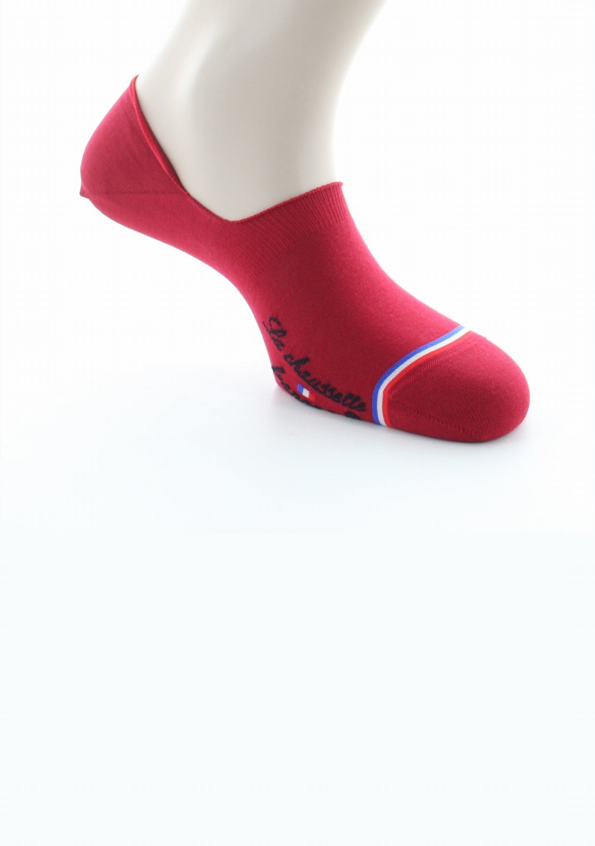 Protège-pied mixte coton Grenelle Rouge ROUGE