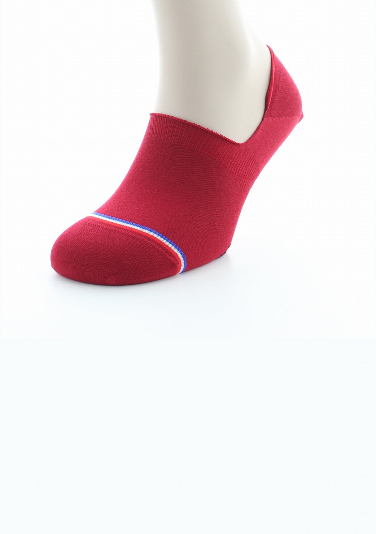 Protège-pied mixte coton Grenelle Rouge ROUGE