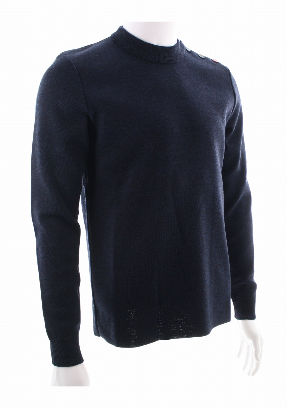 Pull marin homme col rond Berthe Homard MARINE