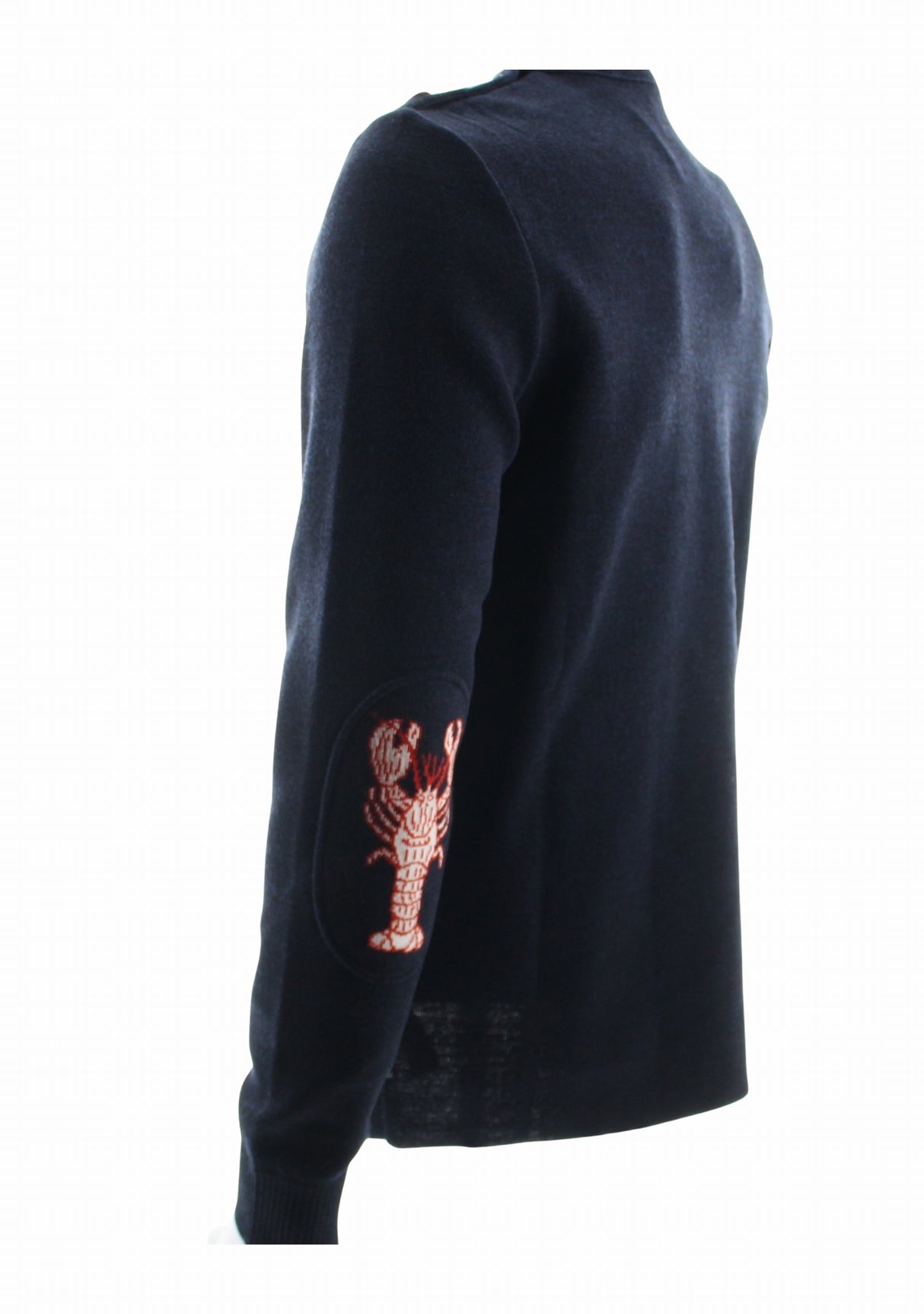 Pull marin homme col rond Berthe Homard MARINE