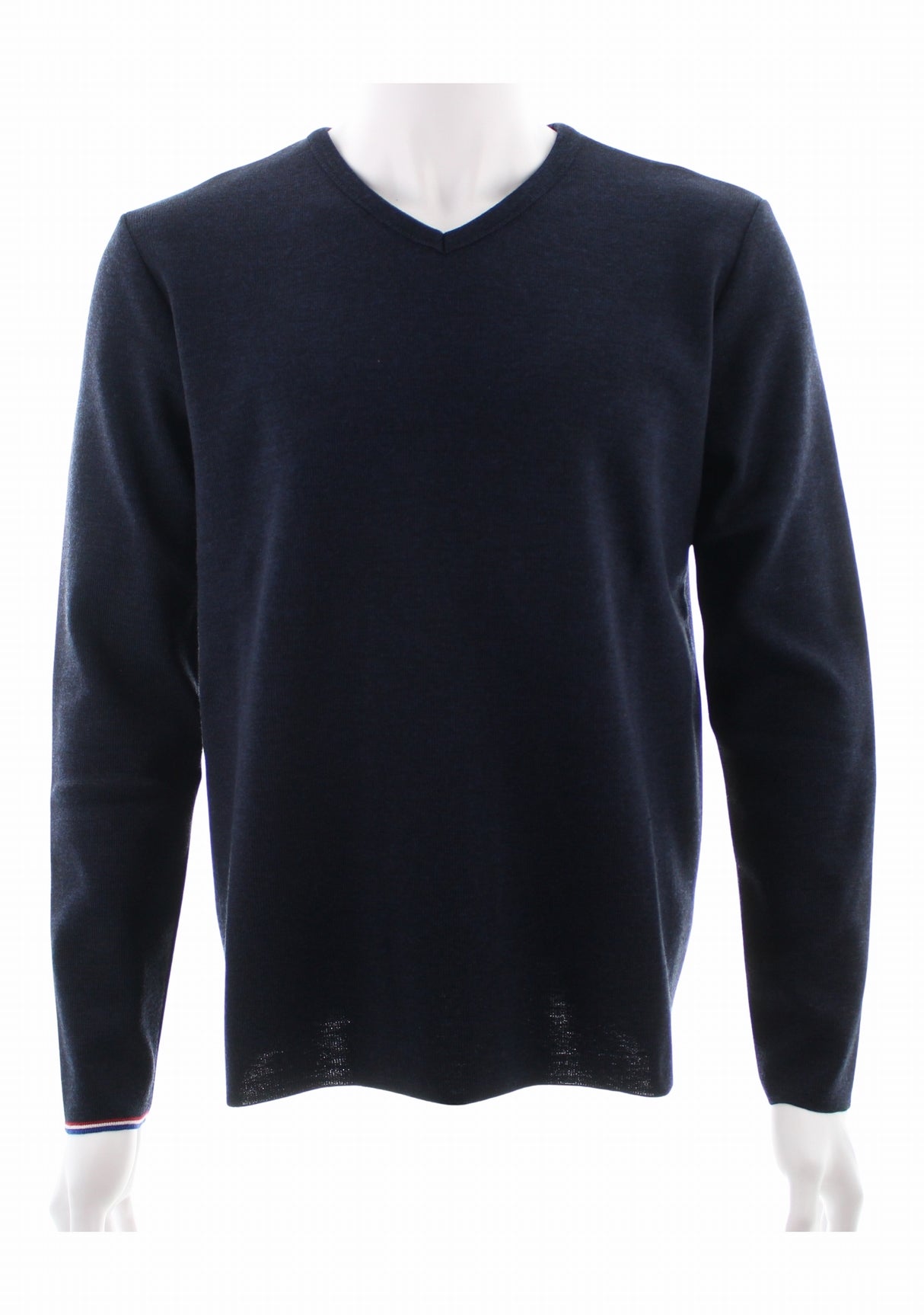 Pull marin homme col V Berthe La Baleine MARINE