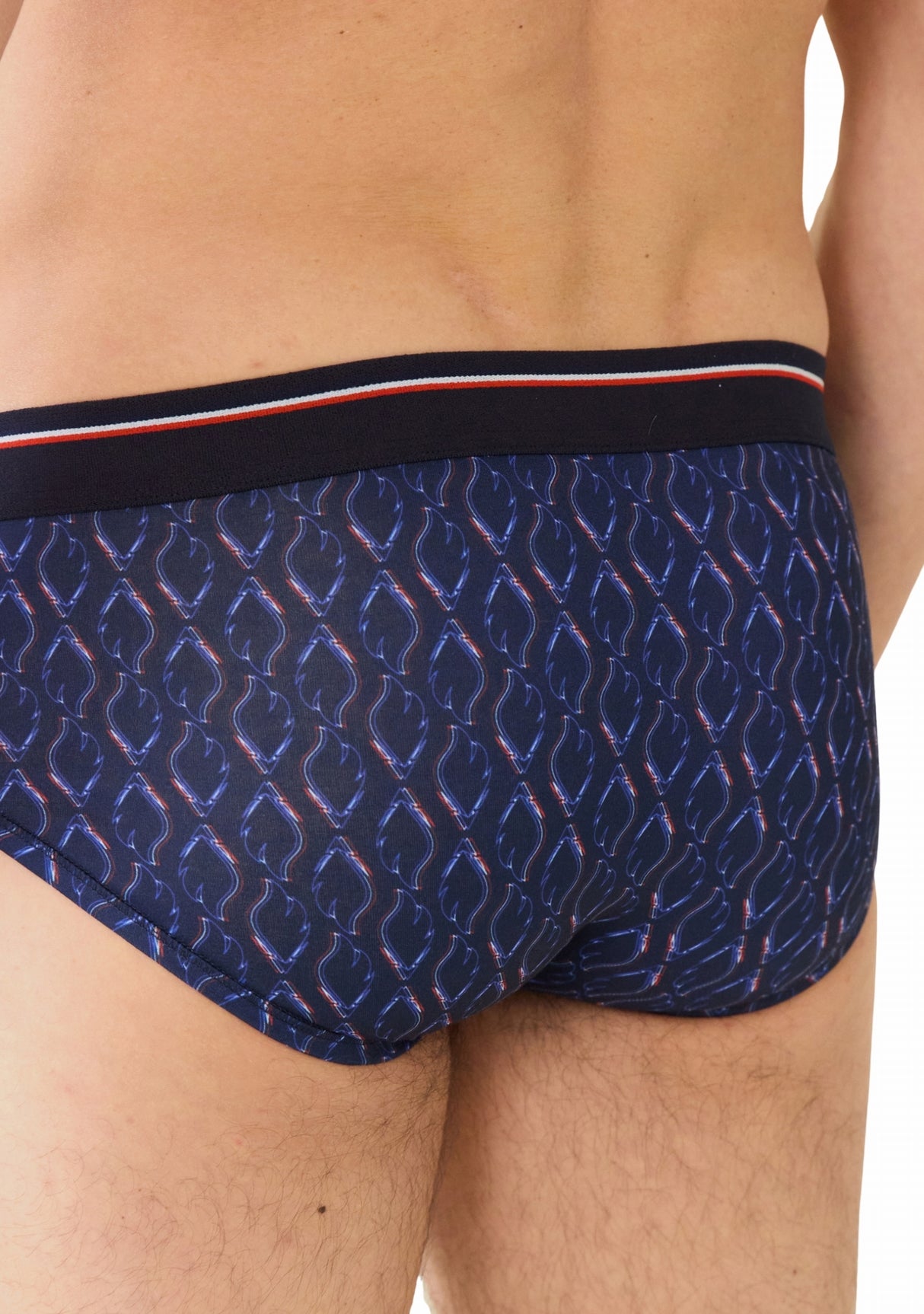 Slip homme coton Terrible coq bleu/blanc/rouge JO 2024 MARINE