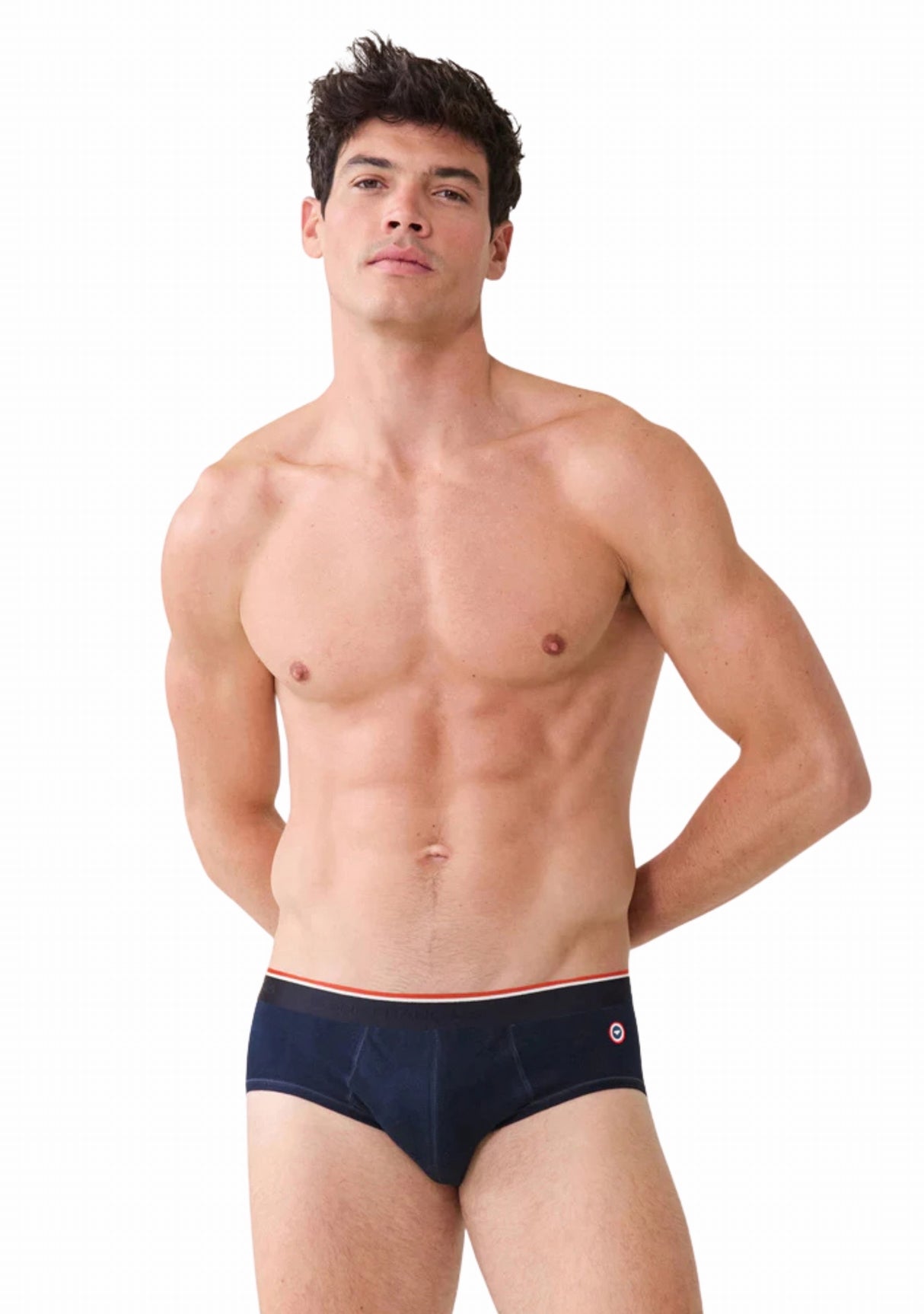 Slip homme coton Terrible marine MARINE