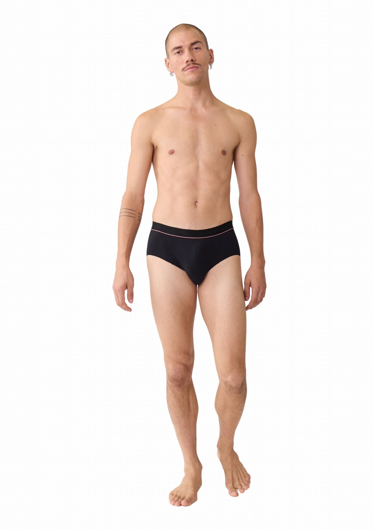 Slip homme microfibre noir NOIR