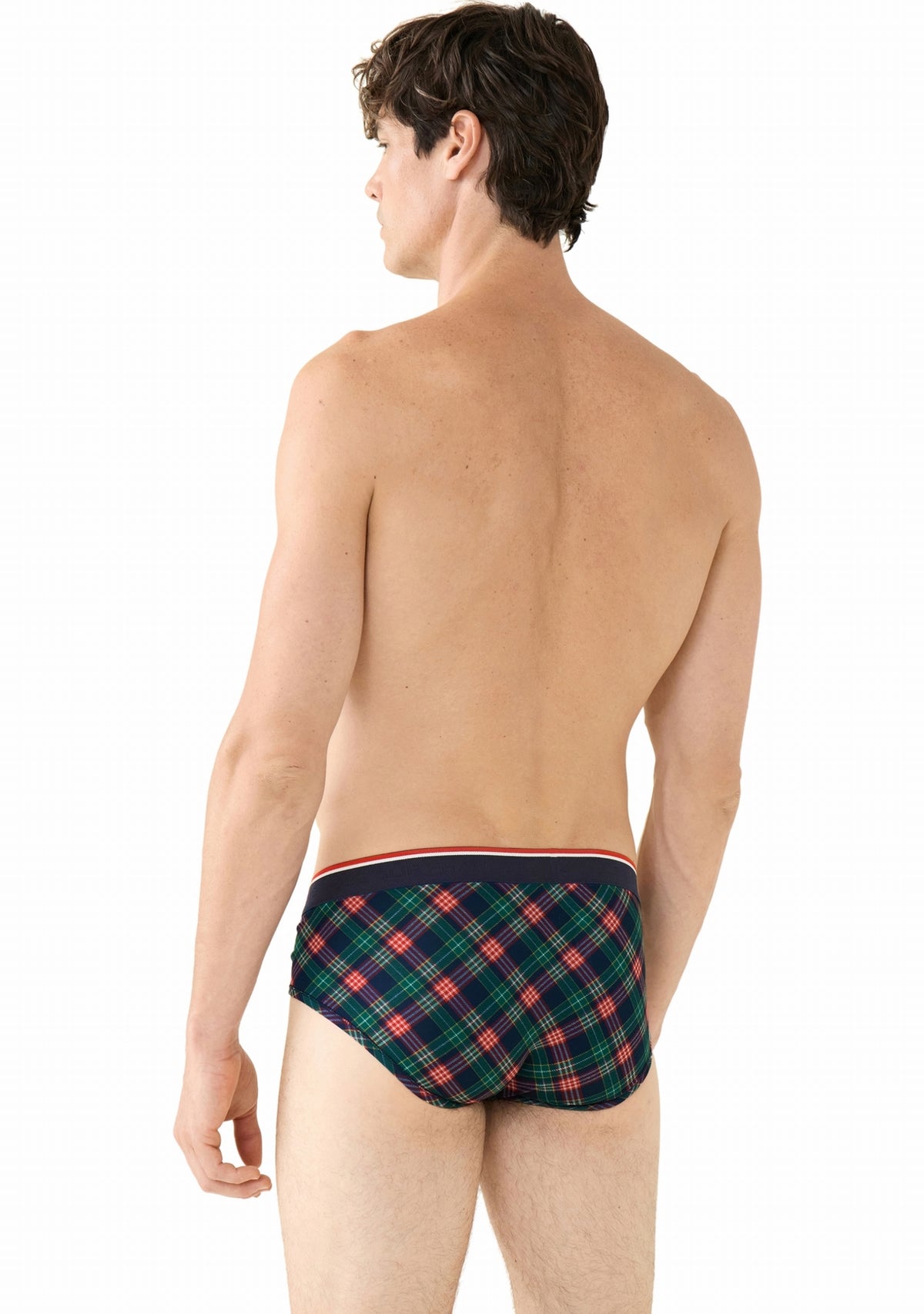 Slip homme Terrible Tartan Vert Sapin Le Slip Français TARTAN VERT SAPIN