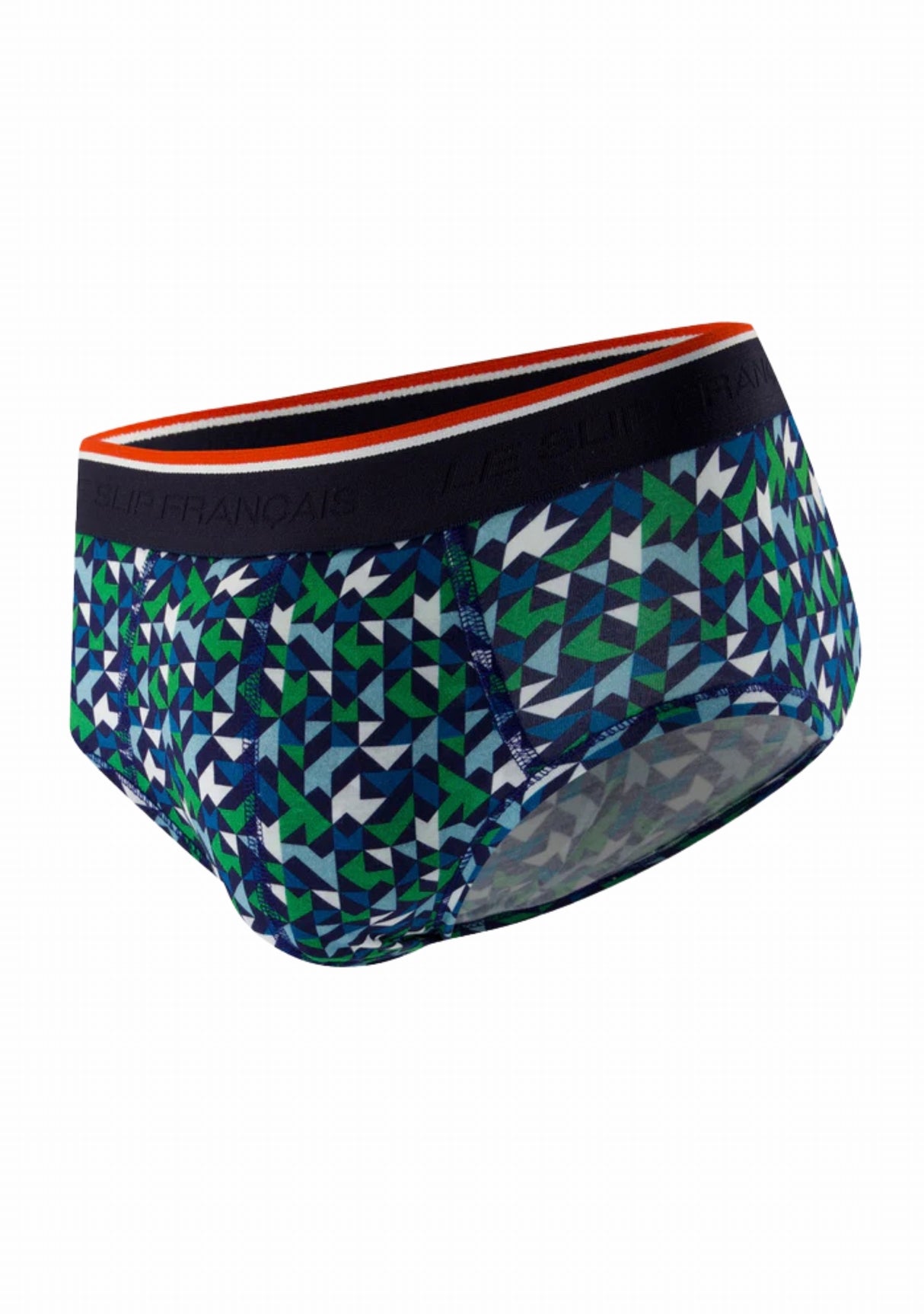 Slip homme Terrible Mosaïque Indigo Le Slip Français INDIGO
